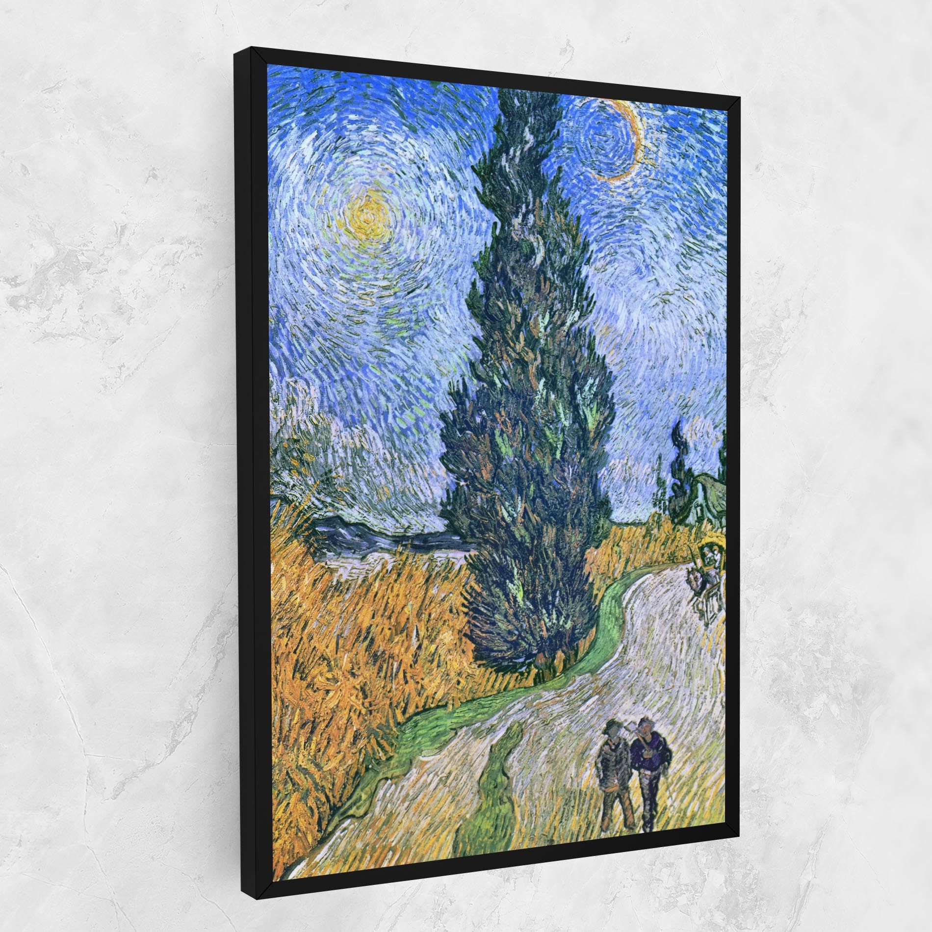 Road With Cypress mockup 1