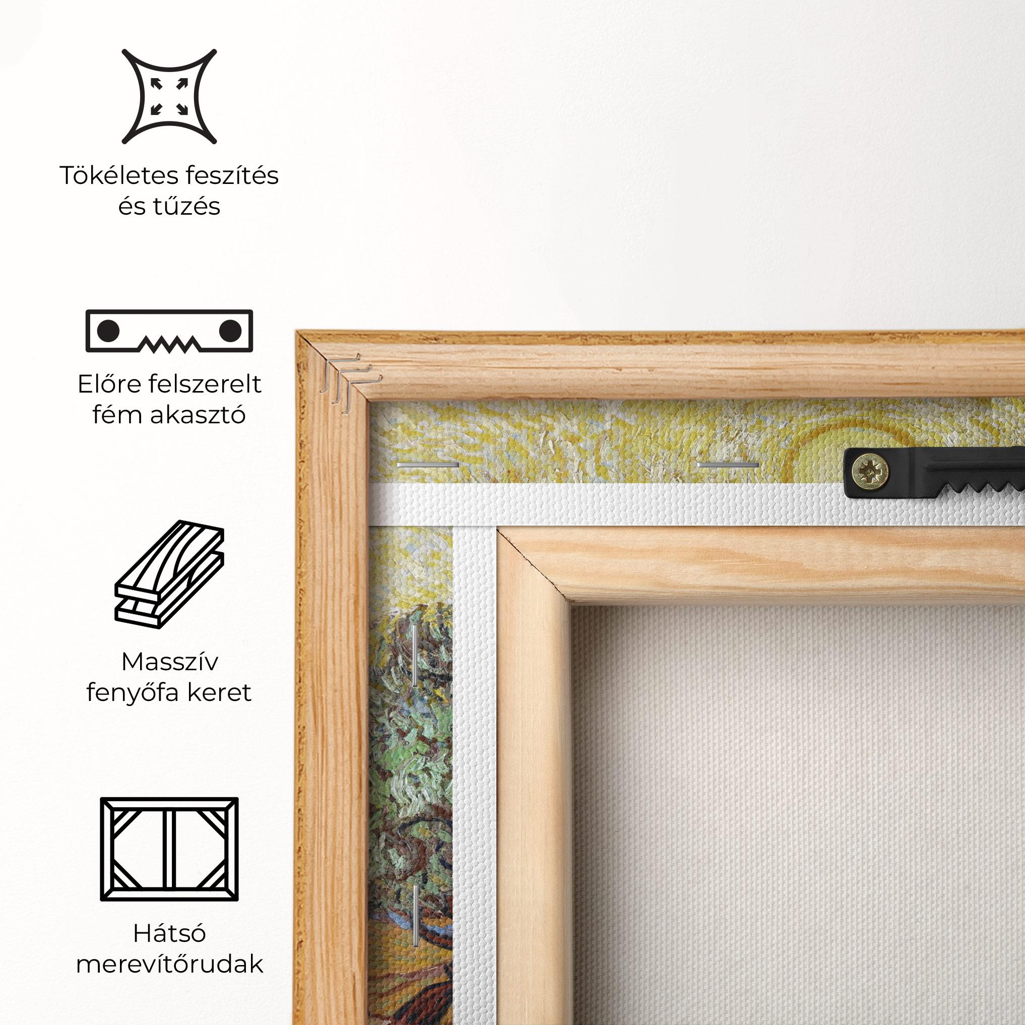 Vászonkép Gogh Olive Trees mockup 5