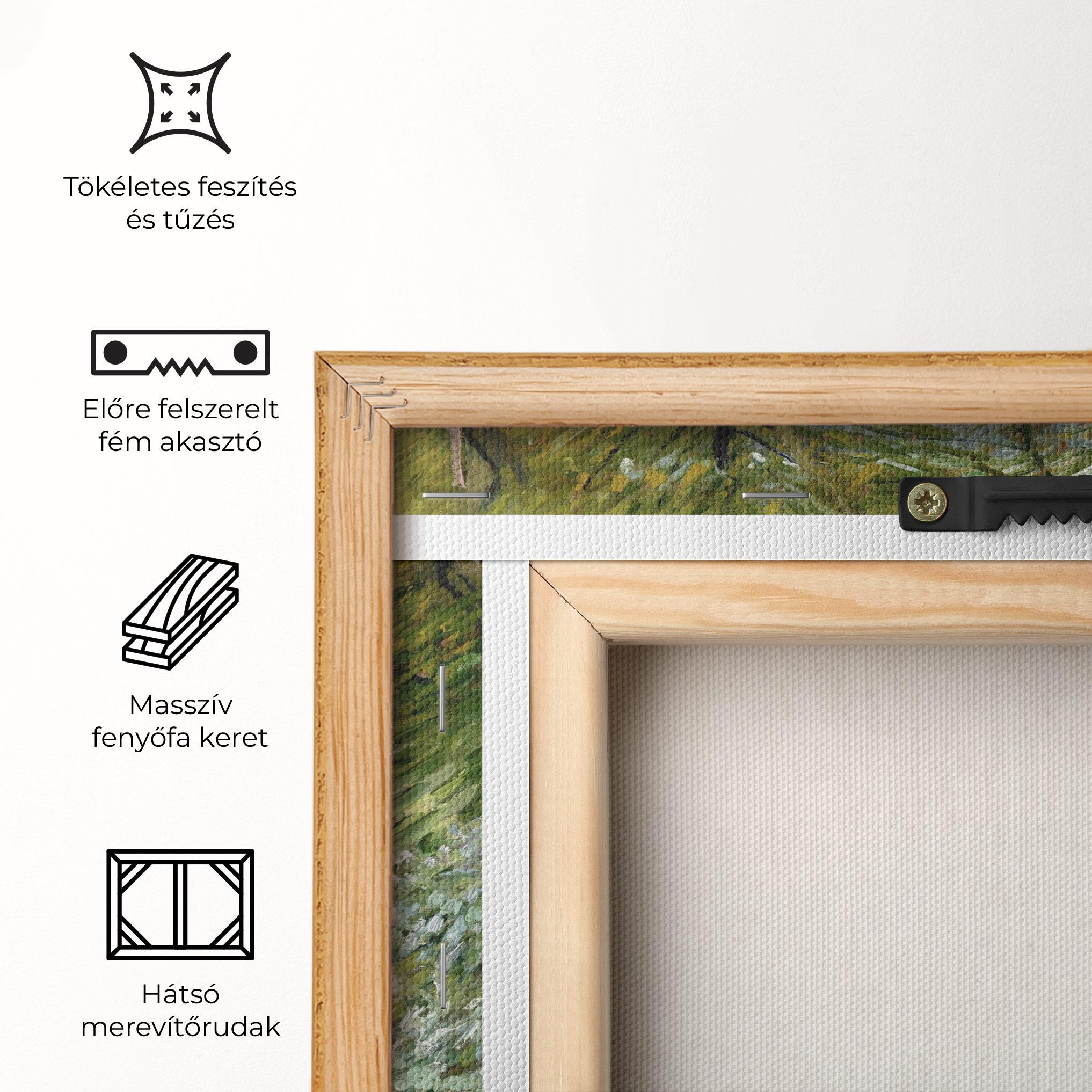 Vászonkép River Bank Springtime mockup 5