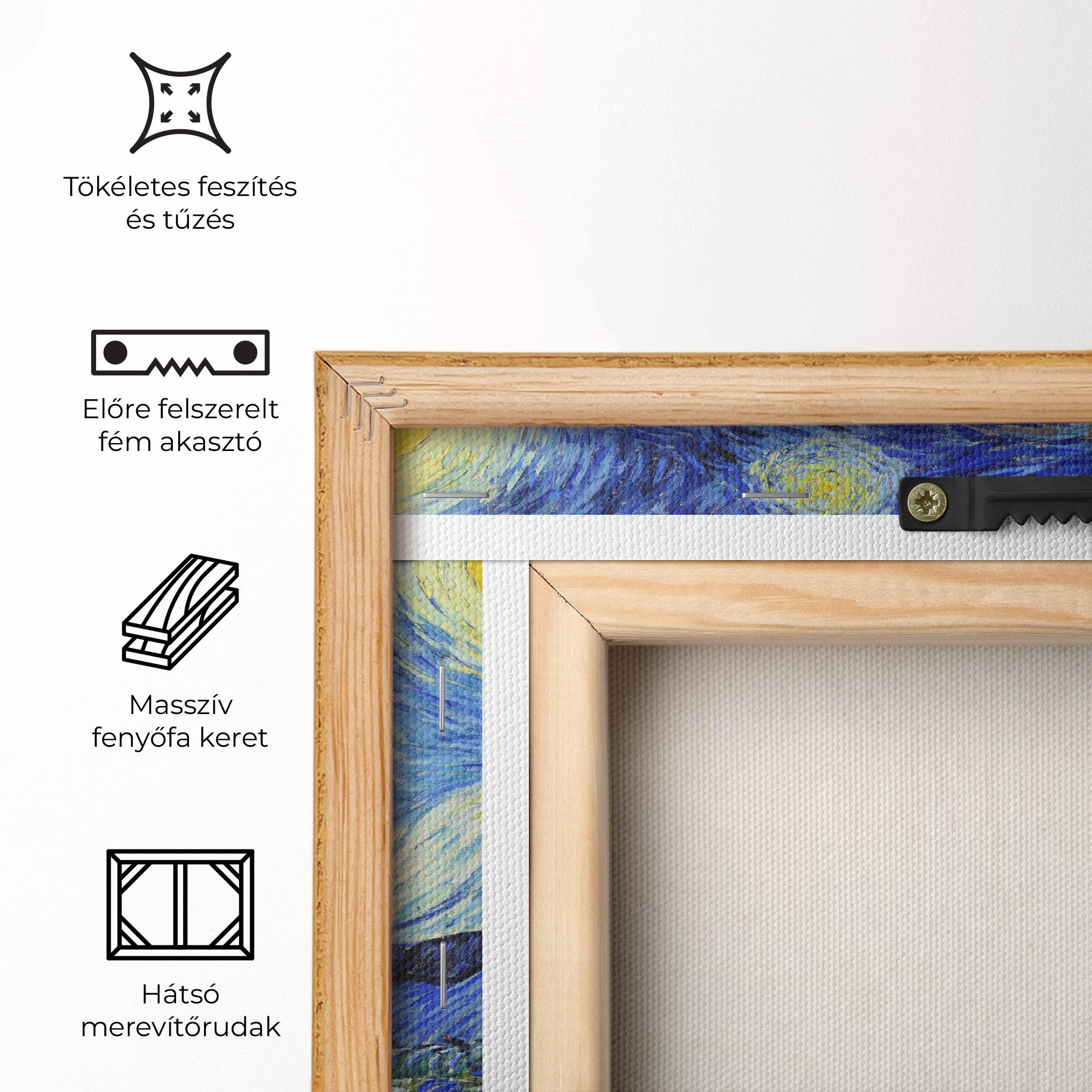 Vászonkép The Starry Night mockup 5