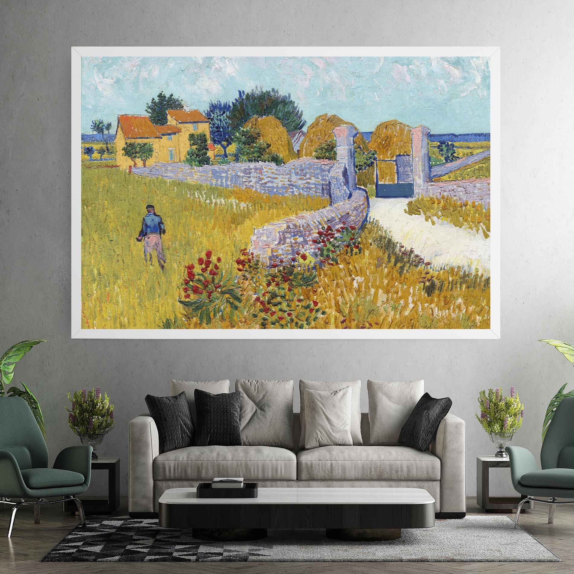 Vászonkép Farmhouse In Provence mockup 7