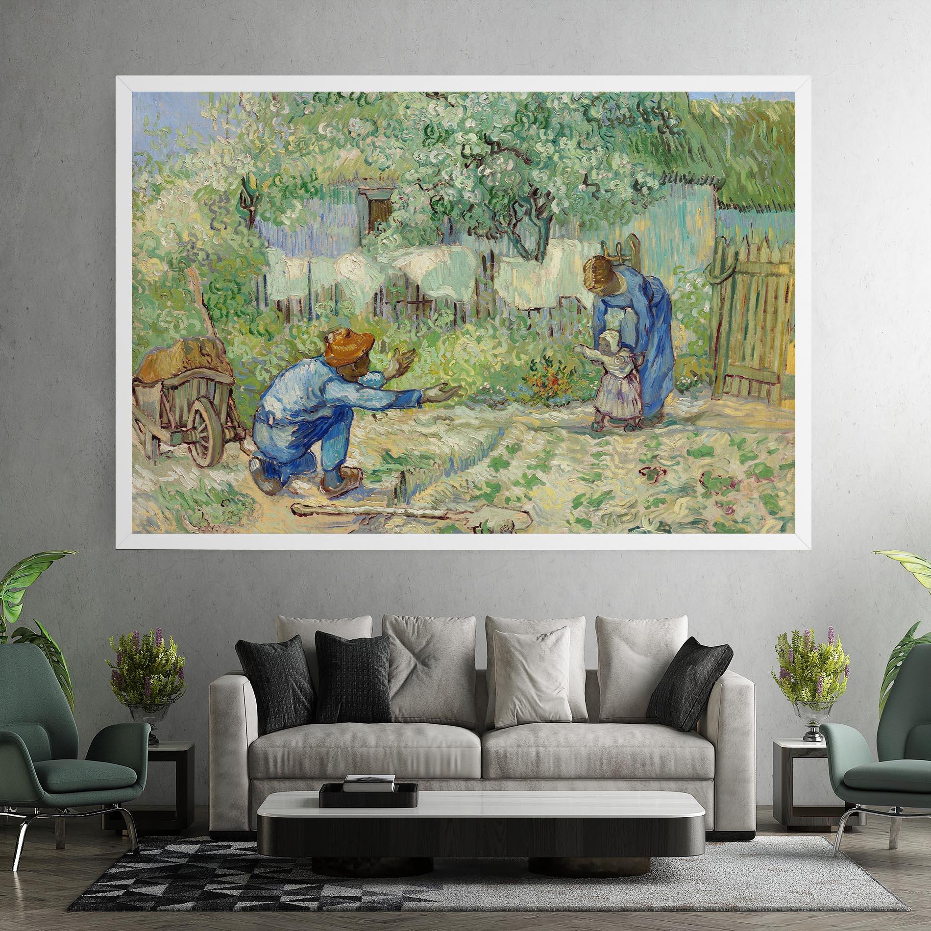 Vászonkép First Steps mockup 7