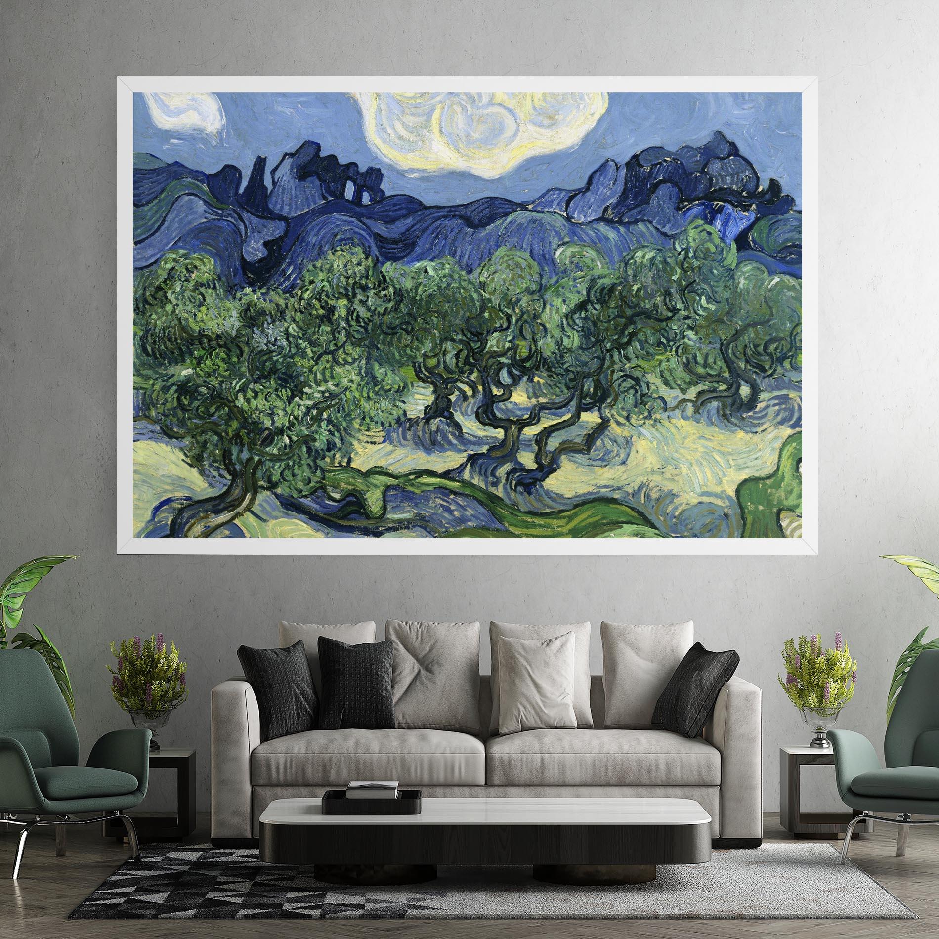 Vászonkép Olive Trees Alpilles mockup 7