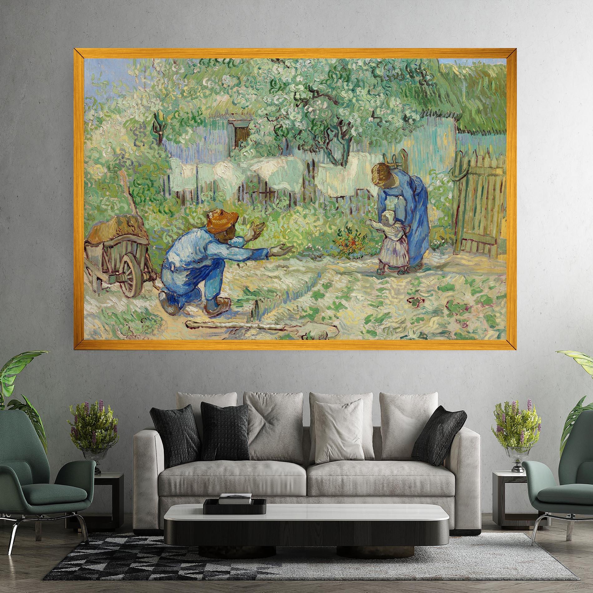 Vászonkép First Steps mockup 7