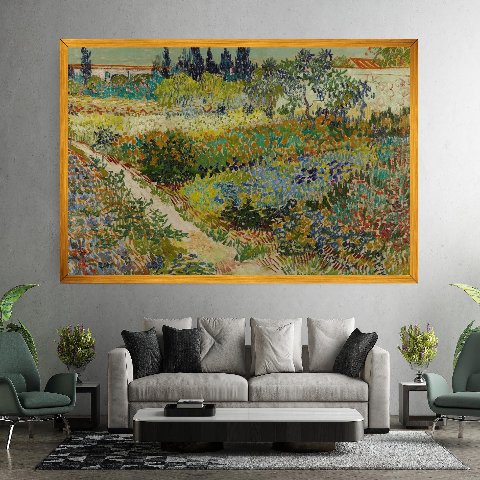 Vászonkép Garden At Arles mockup 7