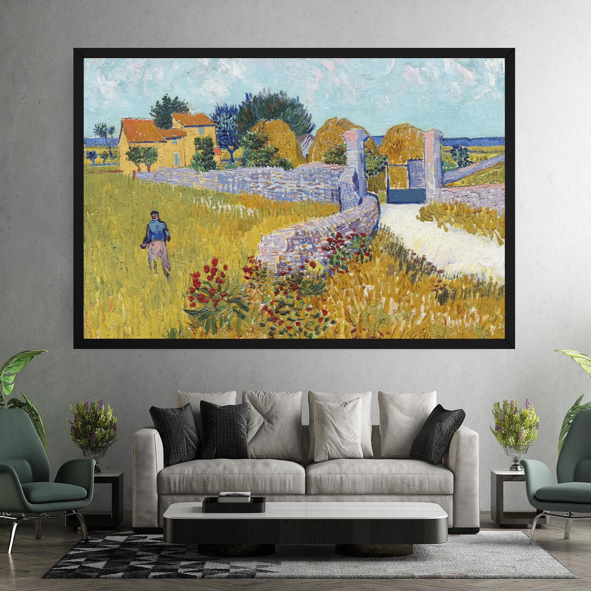 Vászonkép Farmhouse In Provence mockup 7