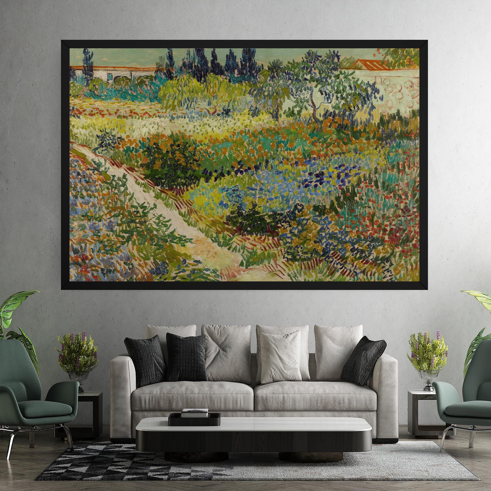 Vászonkép Garden At Arles mockup 7