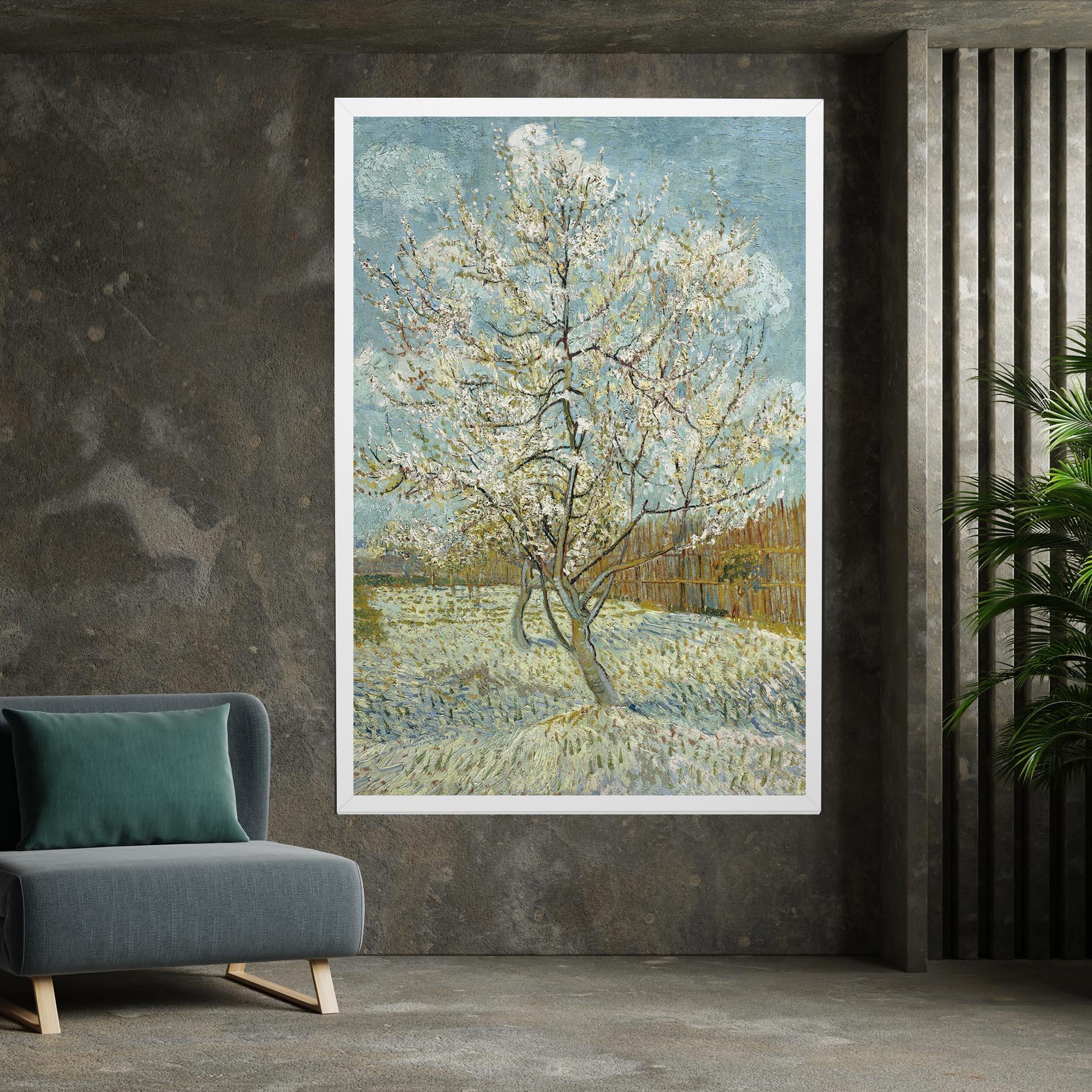 Vászonkép De Roze Perzikboom mockup 7