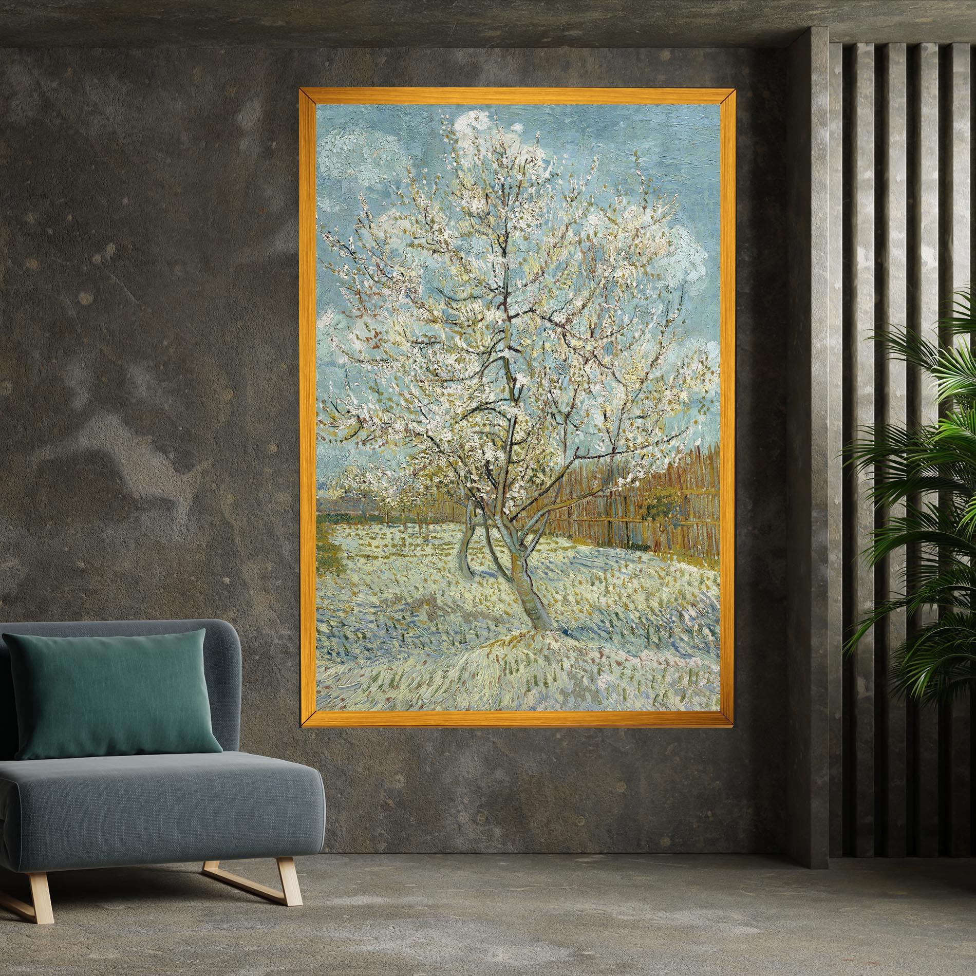 Vászonkép De Roze Perzikboom mockup 7