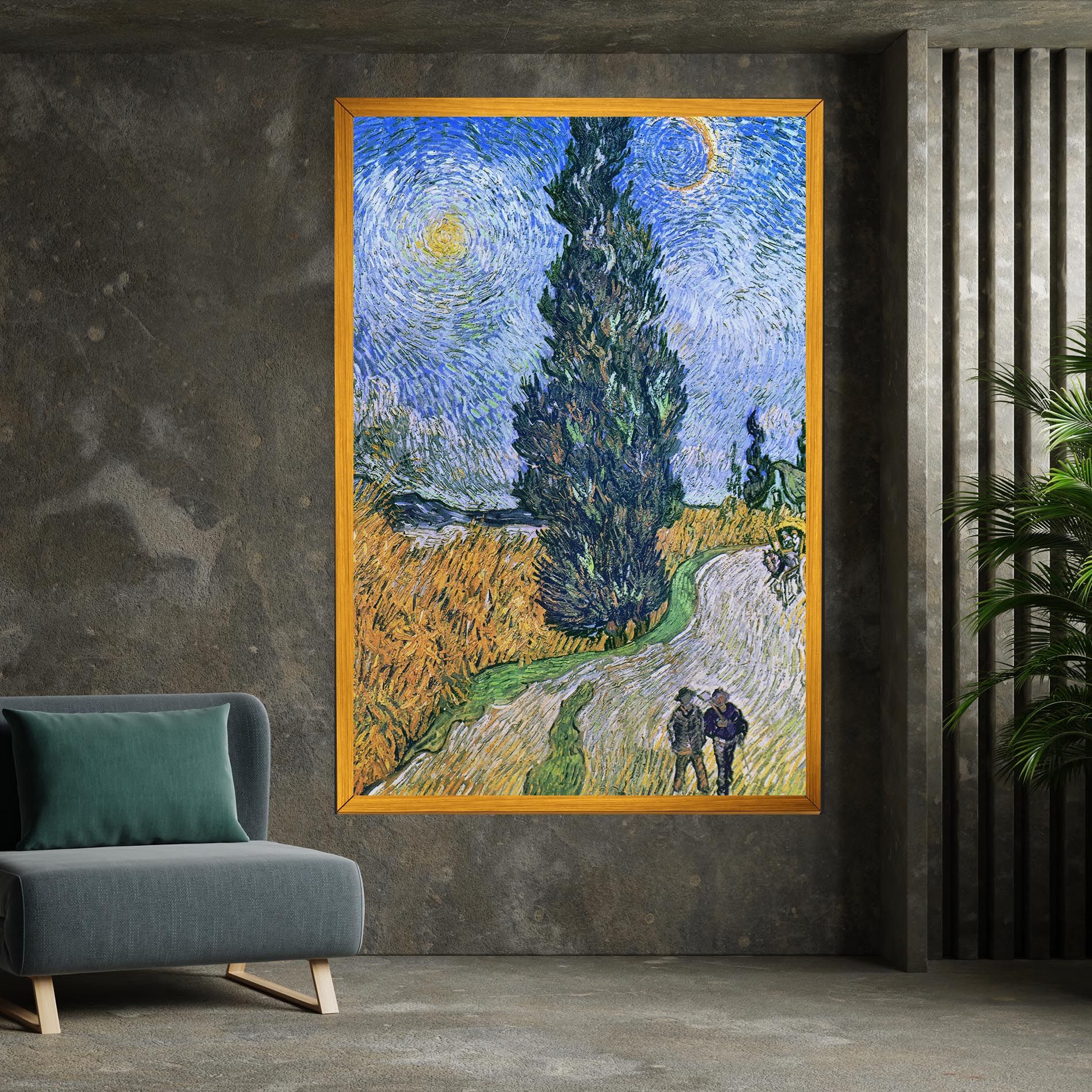 Road With Cypress mockup 7