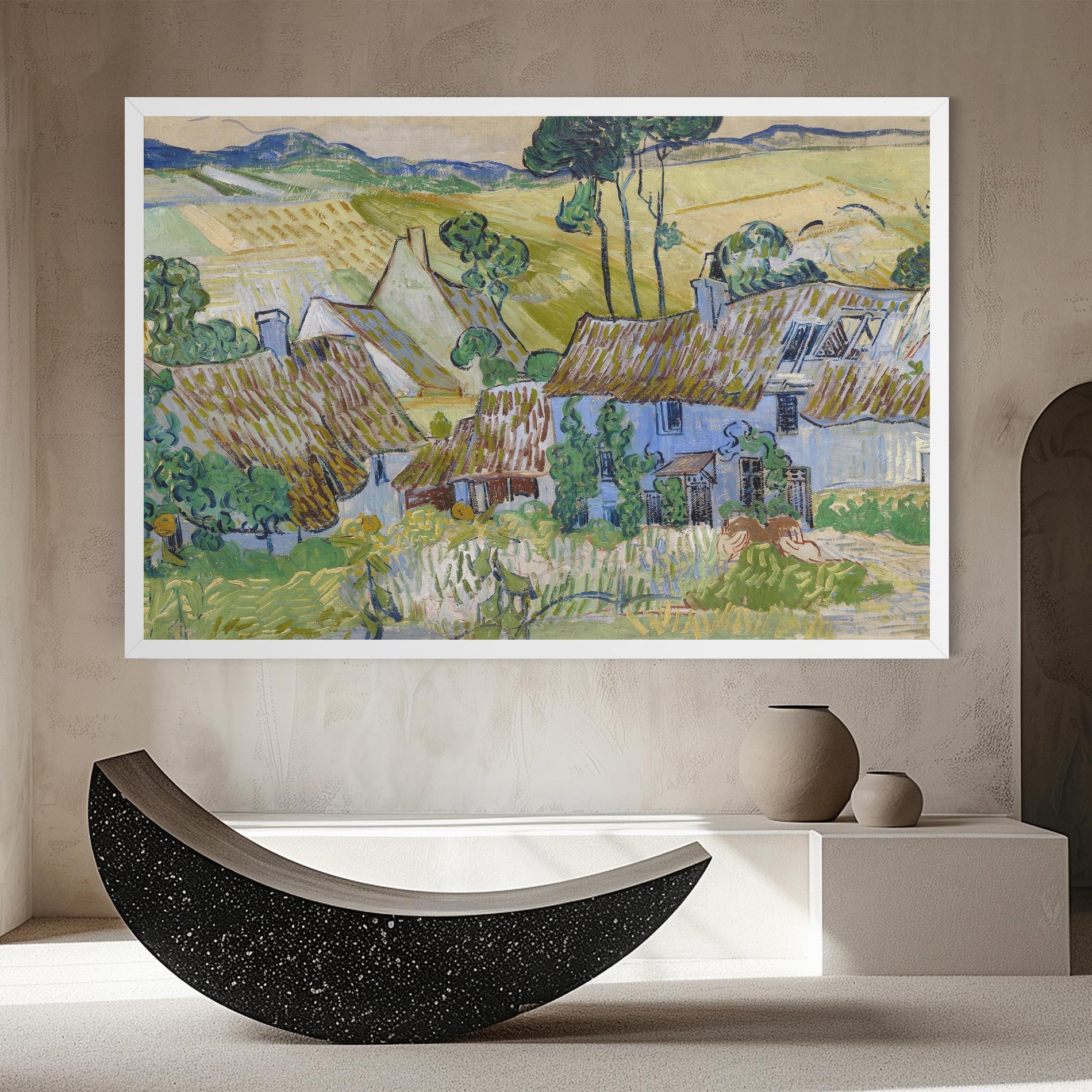 Vászonkép Farms Near Auvers mockup 8