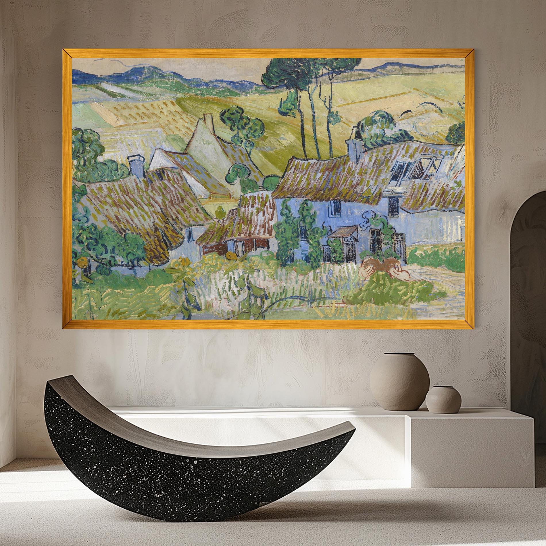 Vászonkép Farms Near Auvers mockup 8