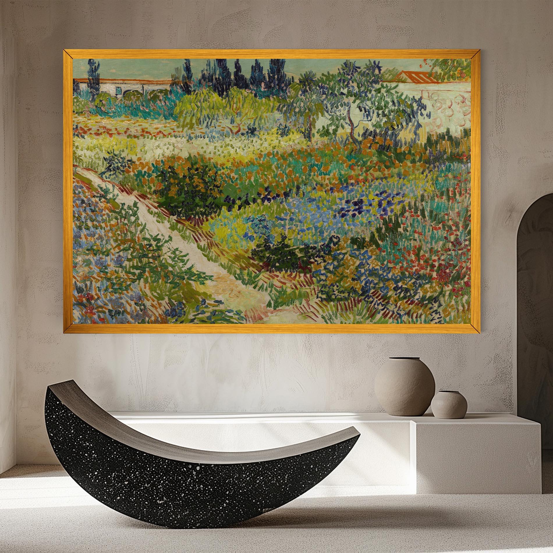 Vászonkép Garden At Arles mockup 8