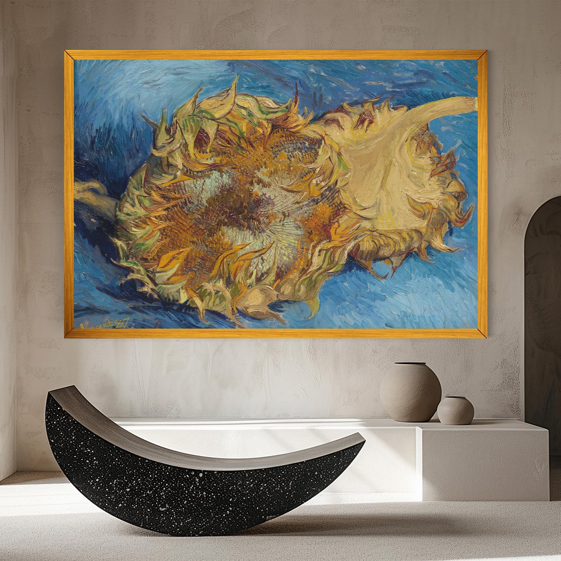 Vászonkép Sunflowers Van Gogh mockup 8