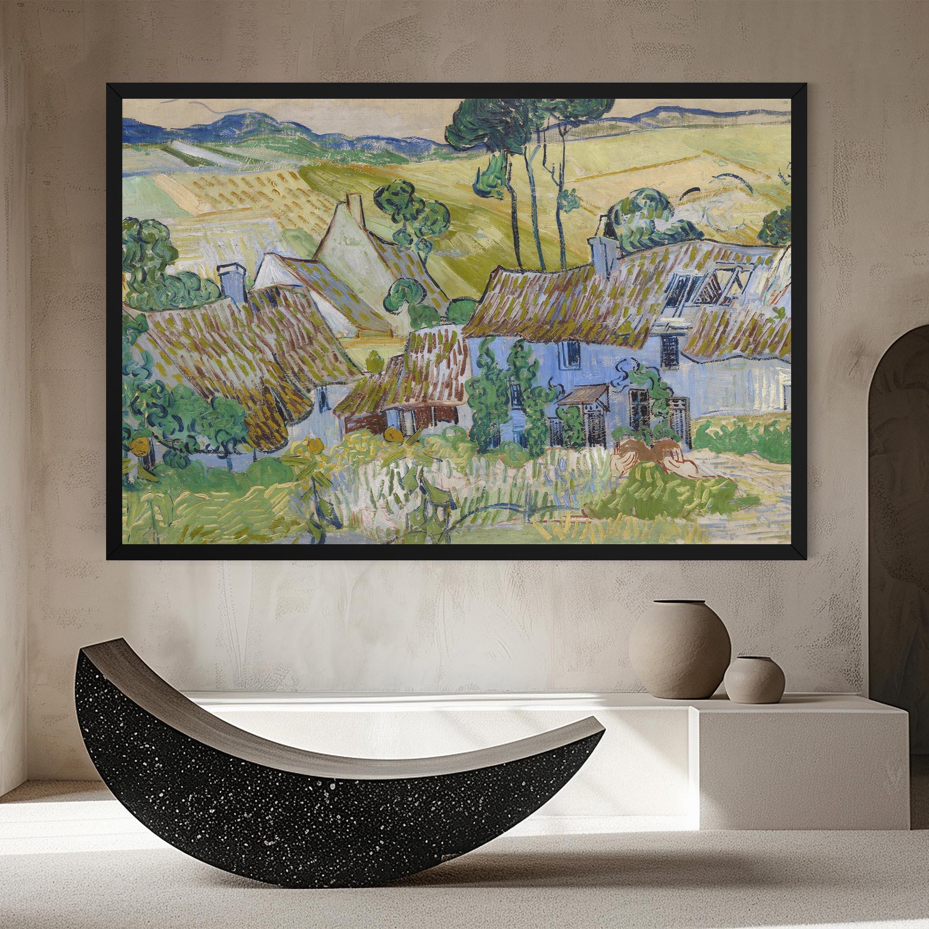 Vászonkép Farms Near Auvers mockup 8