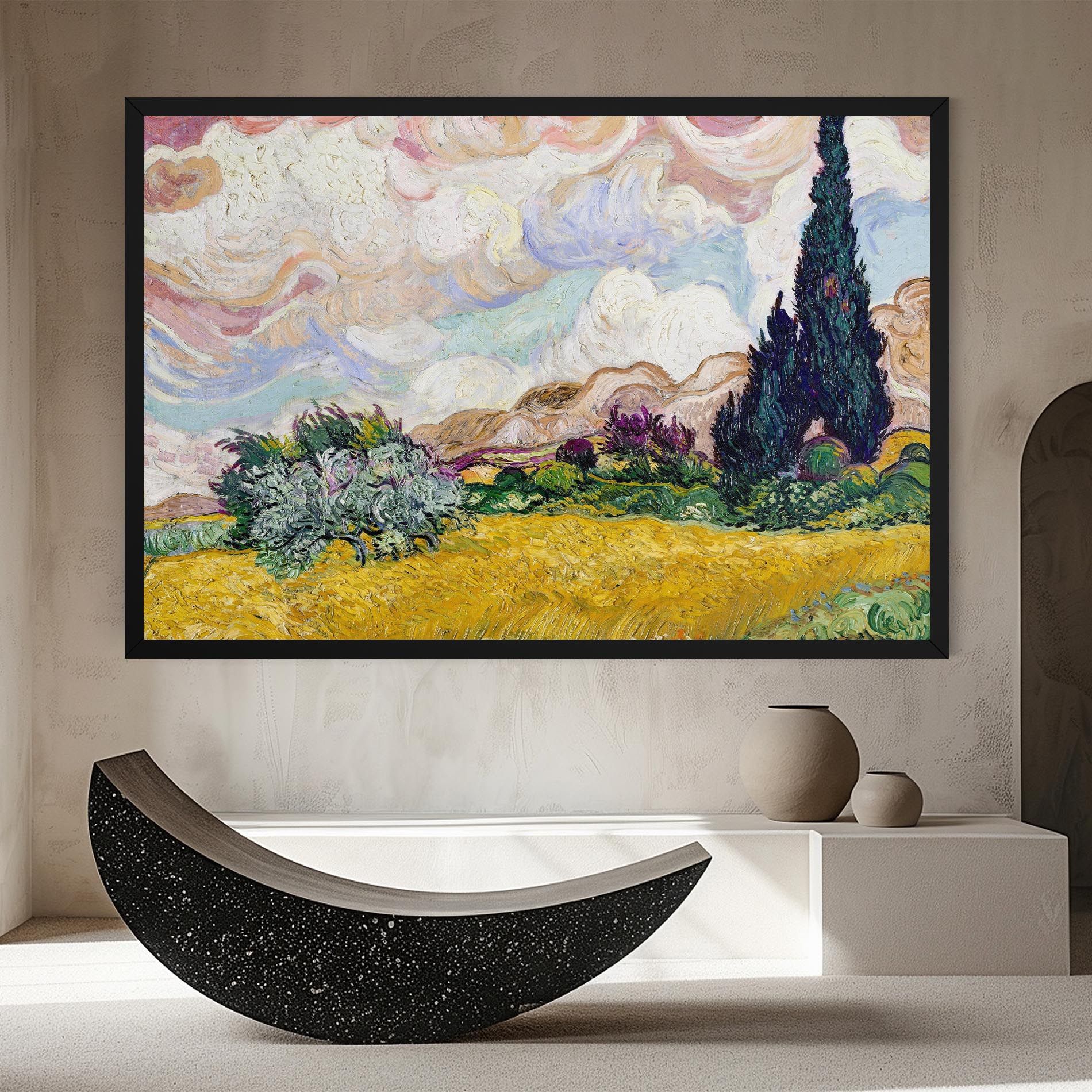 Pastel Wheat Field mockup 8