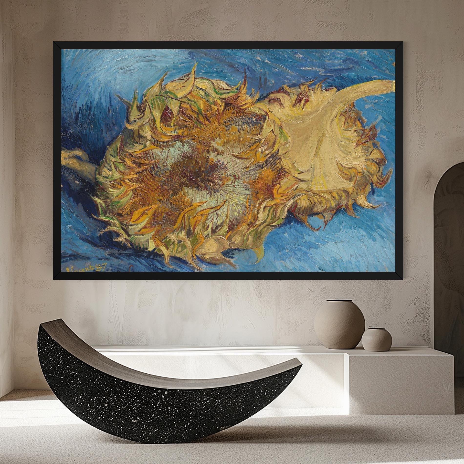 Vászonkép Sunflowers Van Gogh mockup 8