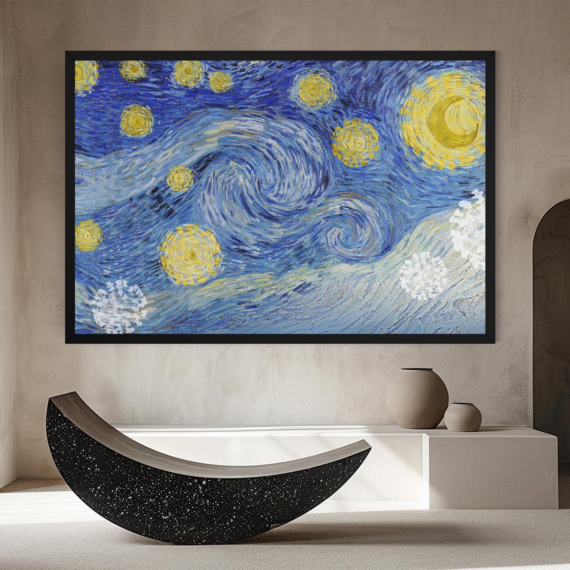 Van Gogh Starry Night mockup 8