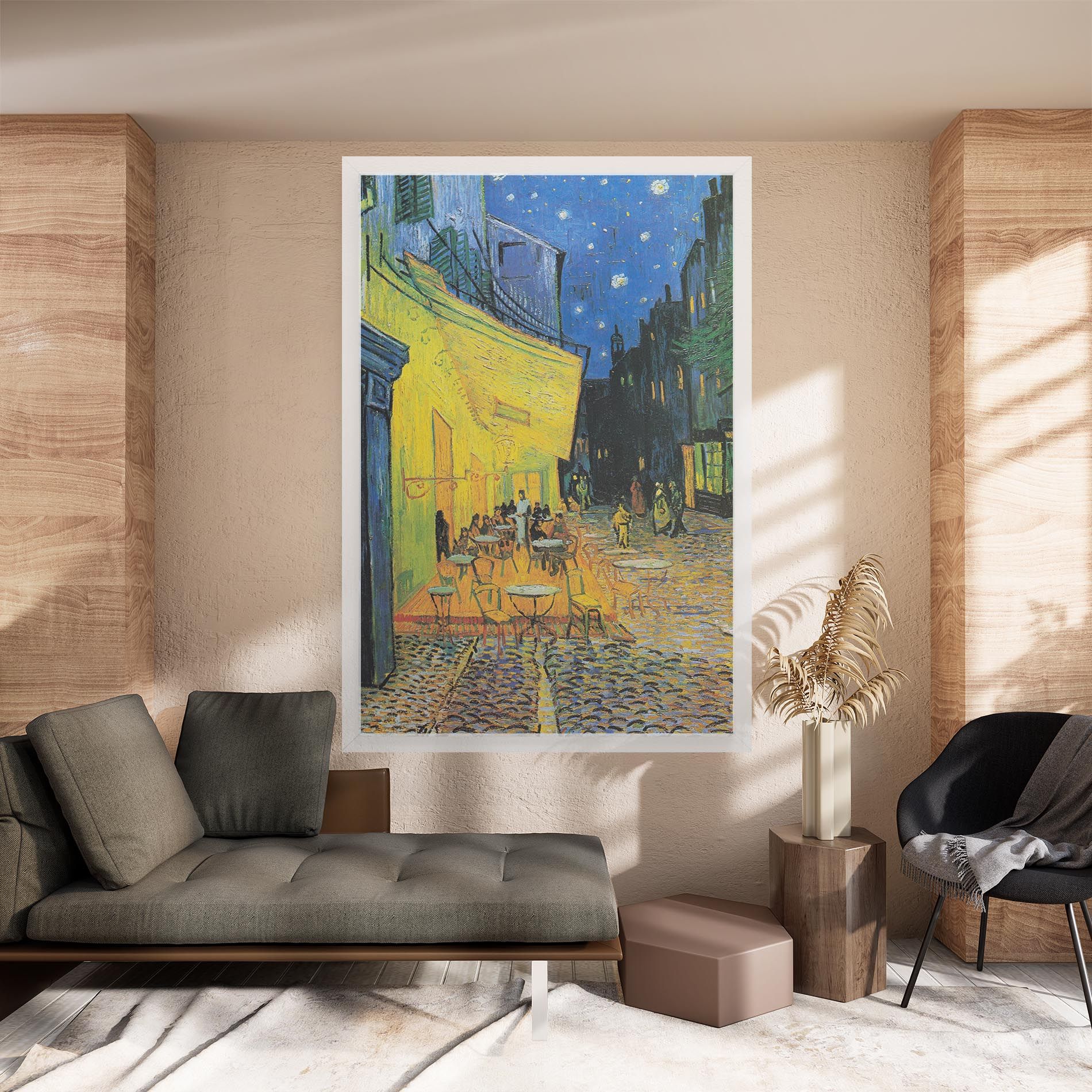 Cafe Terrace At Night mockup 8