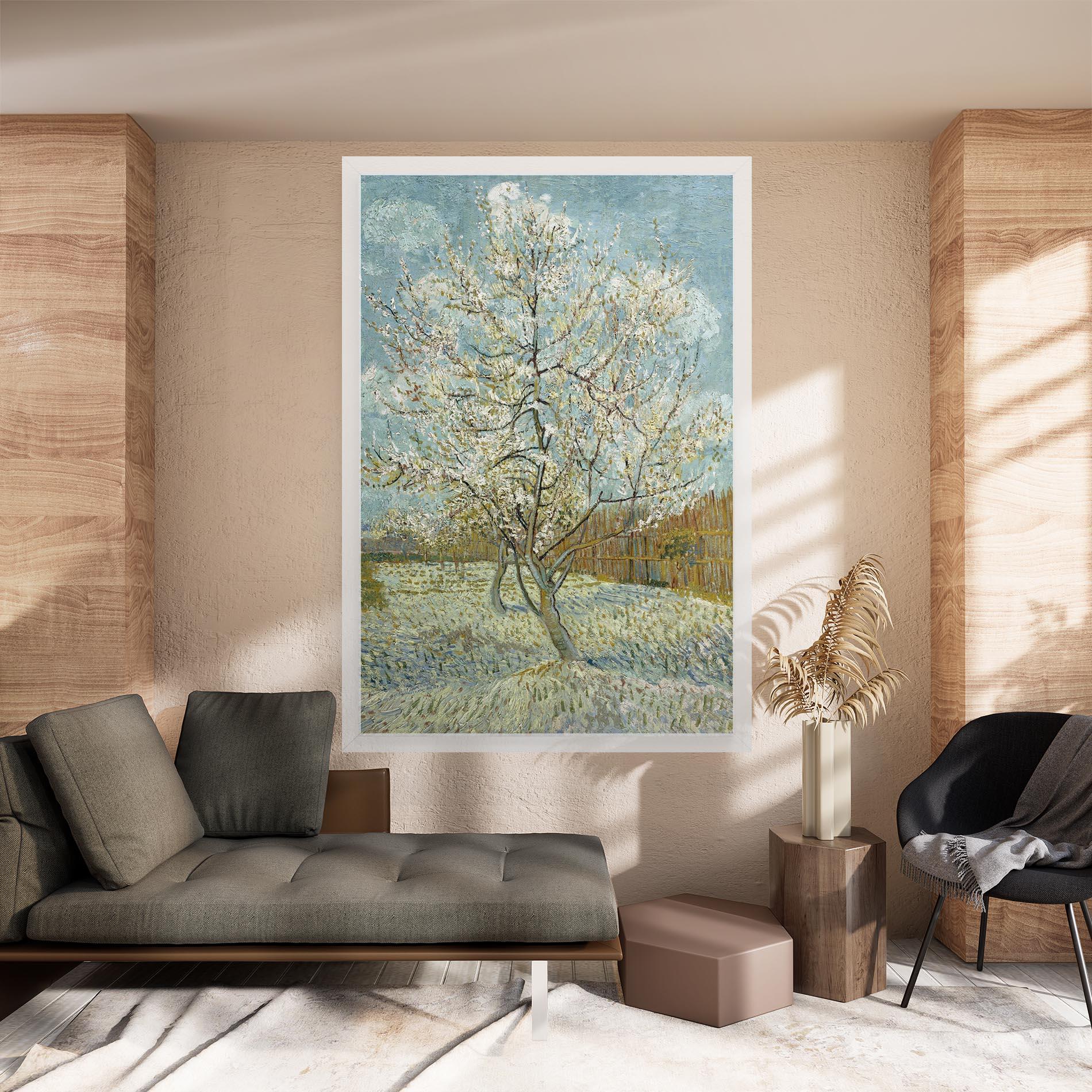 Vászonkép De Roze Perzikboom mockup 8