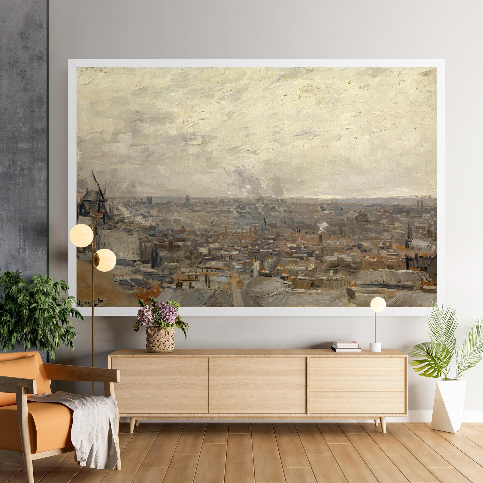 Vászonkép Desde Montmartre mockup 9