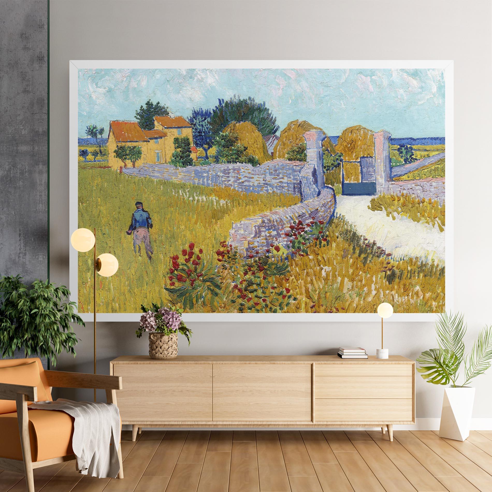Vászonkép Farmhouse In Provence mockup 9