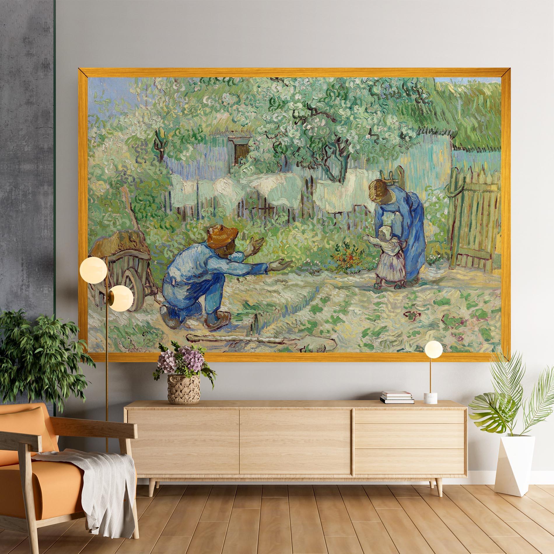 Vászonkép First Steps mockup 9