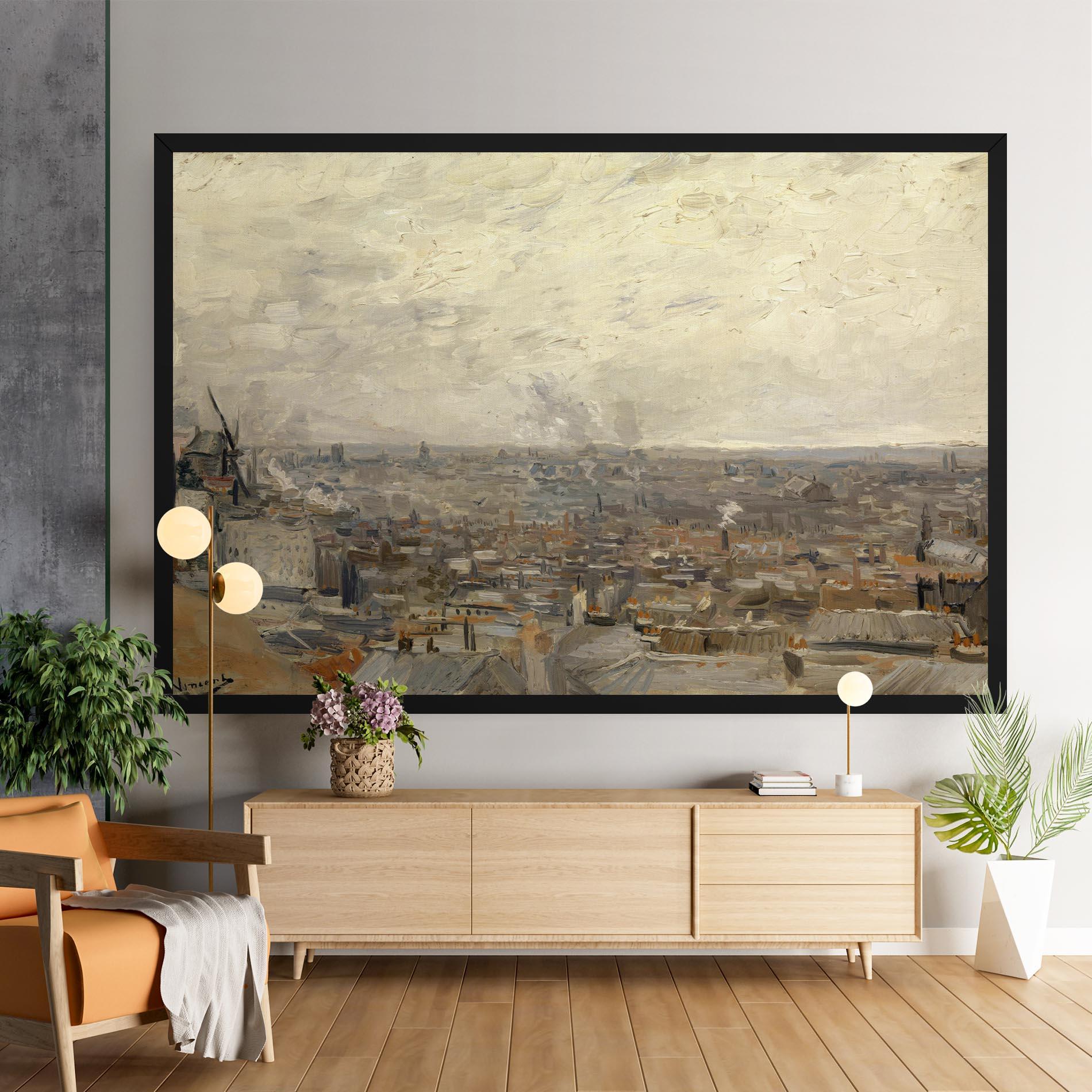 Vászonkép Desde Montmartre mockup 9
