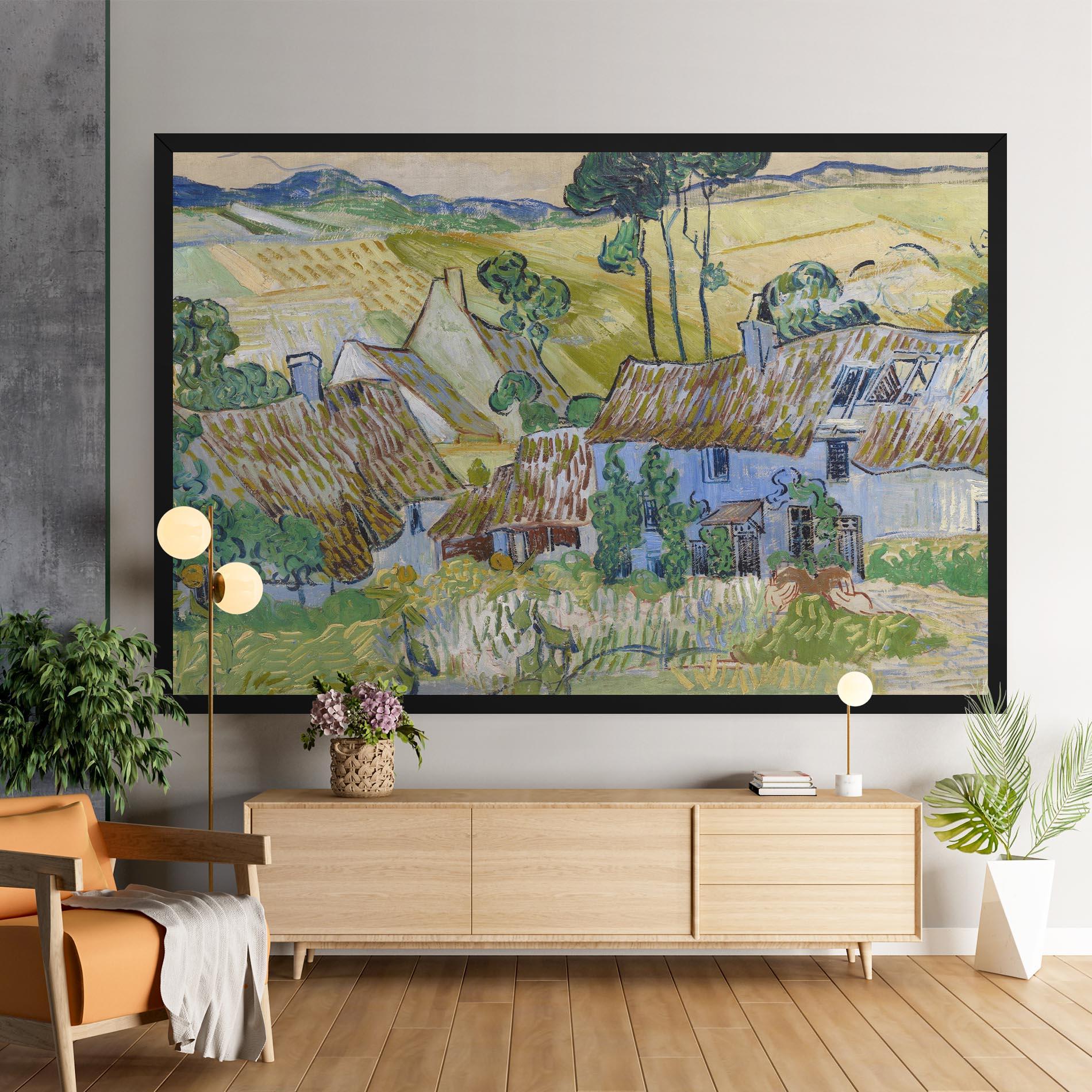 Vászonkép Farms Near Auvers mockup 9