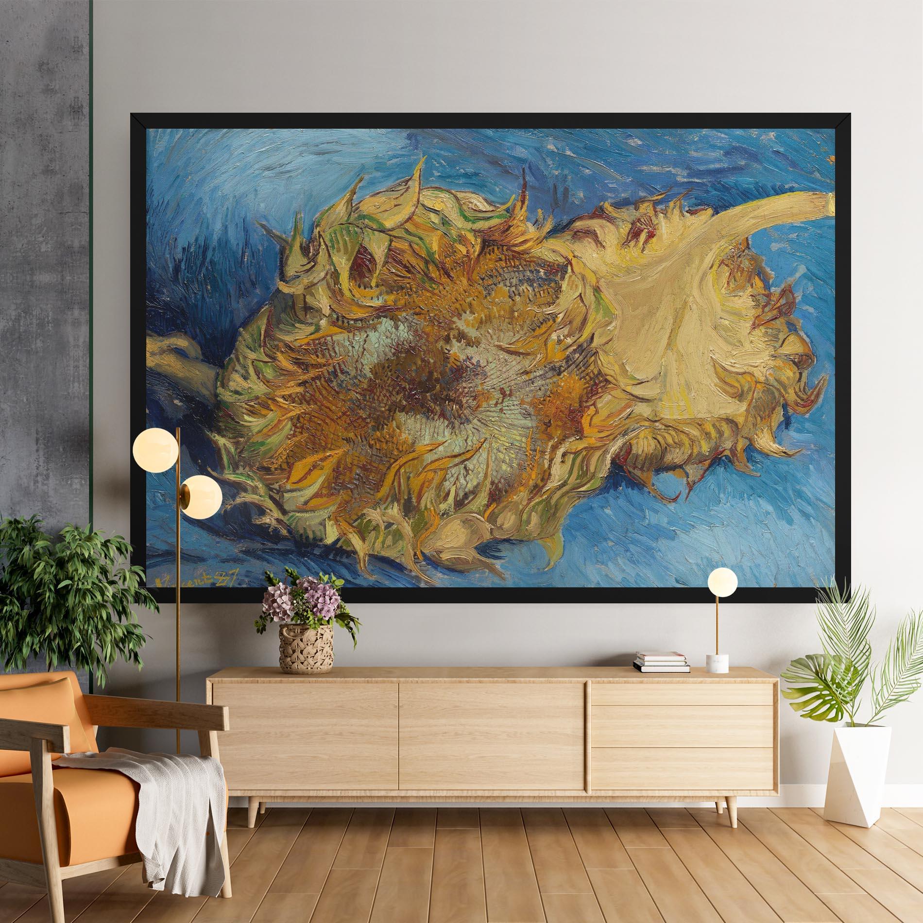 Vászonkép Sunflowers Van Gogh mockup 9