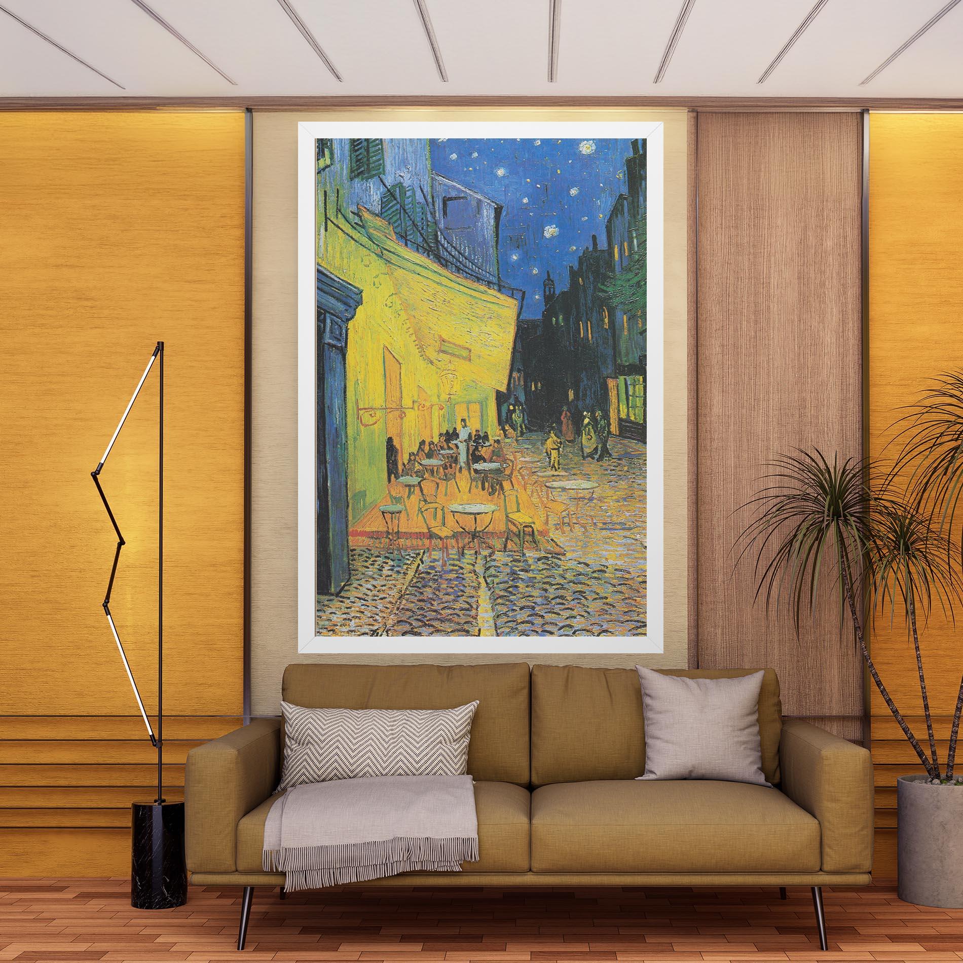 Vászonkép Cafe Terrace At Night mockup 9