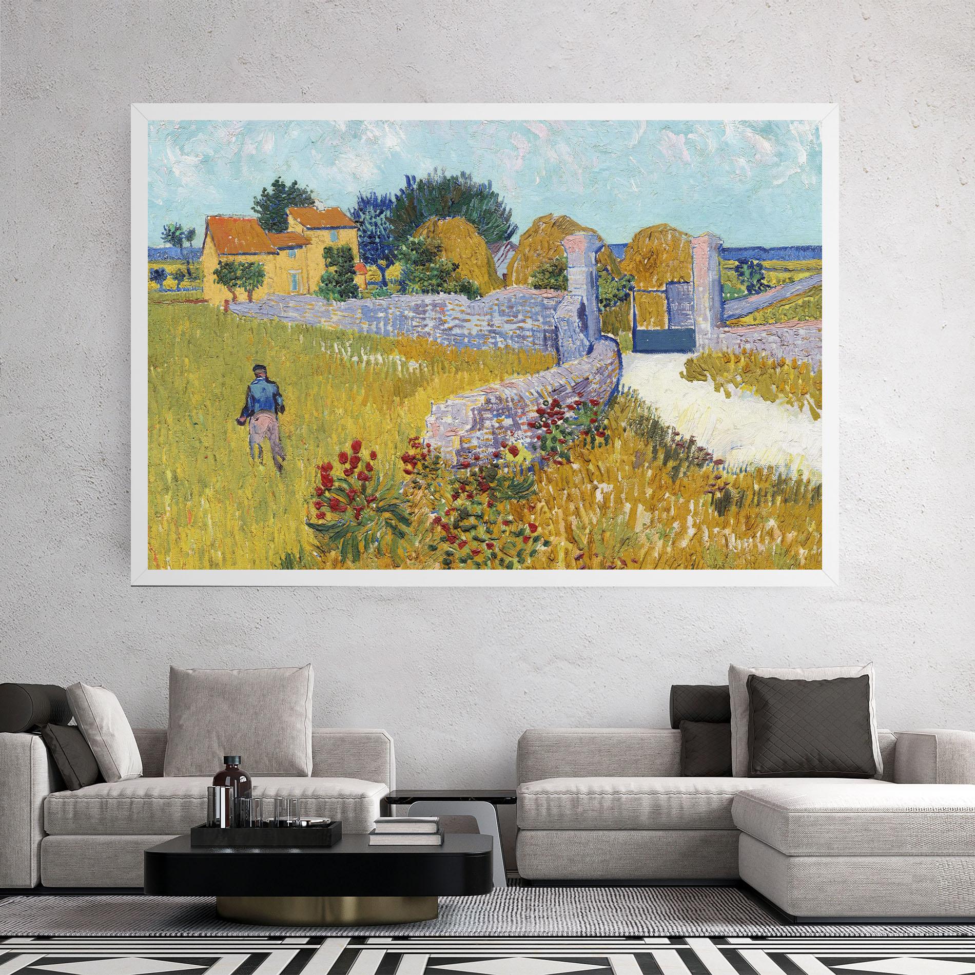 Vászonkép Farmhouse In Provence mockup 2