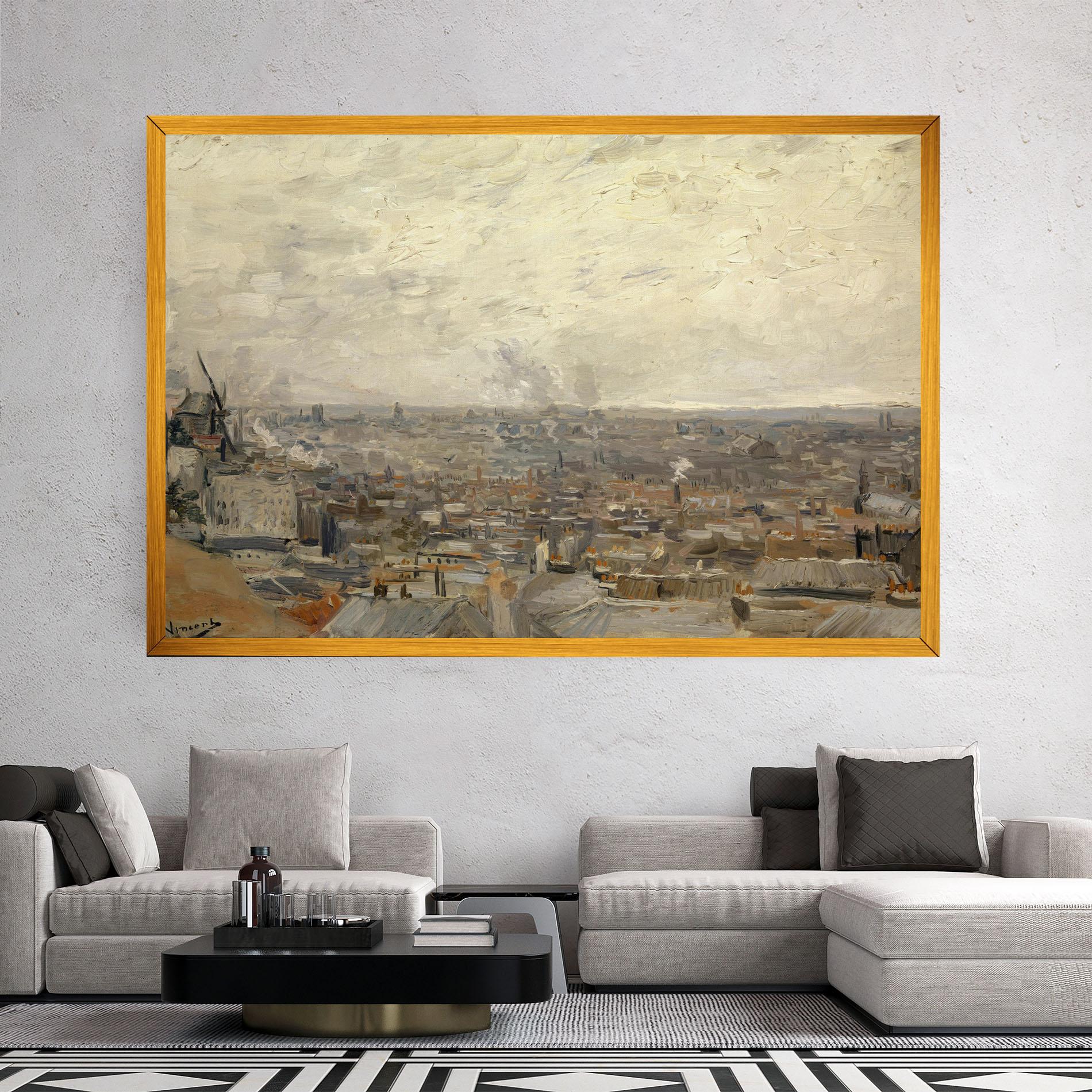 Vászonkép Desde Montmartre mockup 2