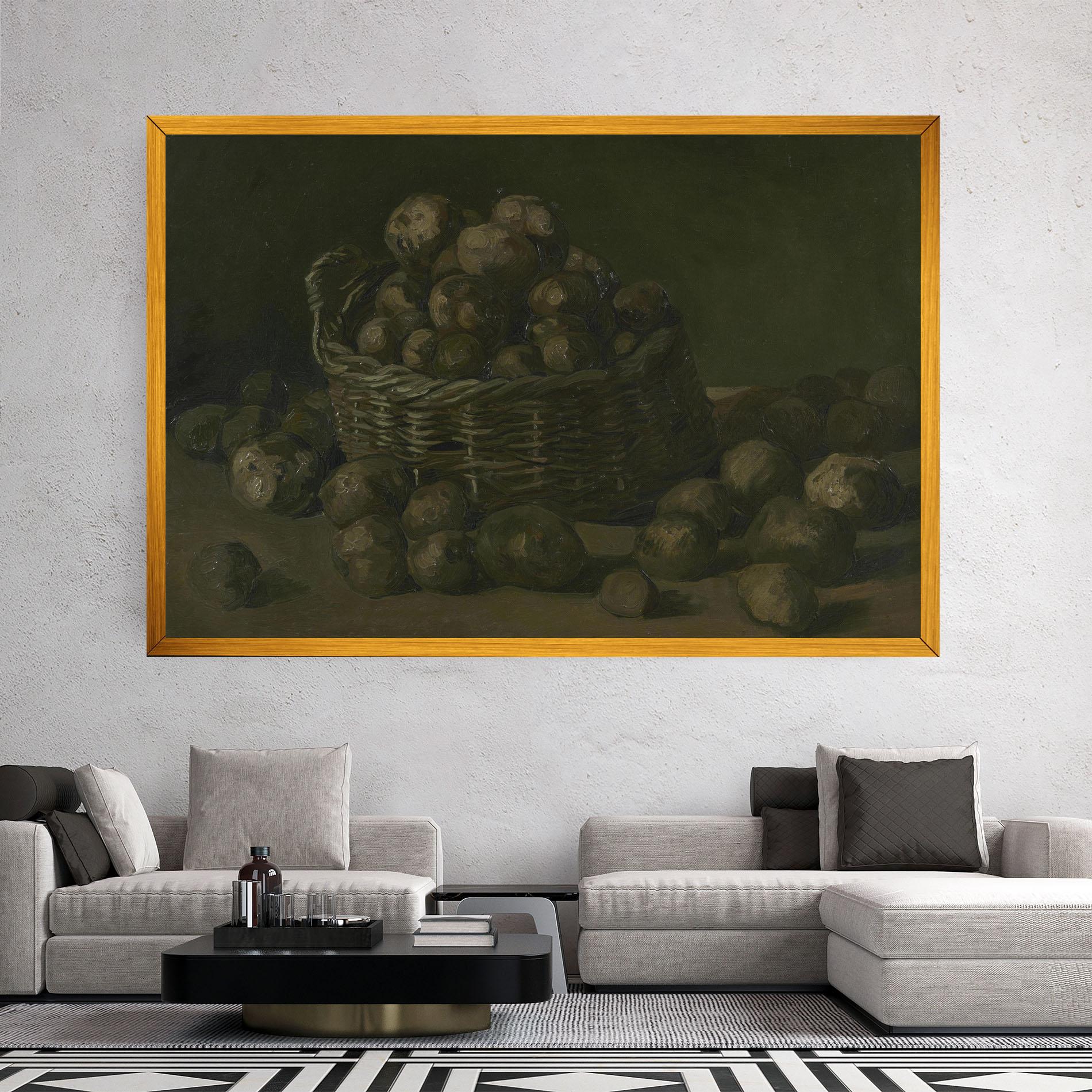 Vászonkép Mand Met Aardappels mockup 2