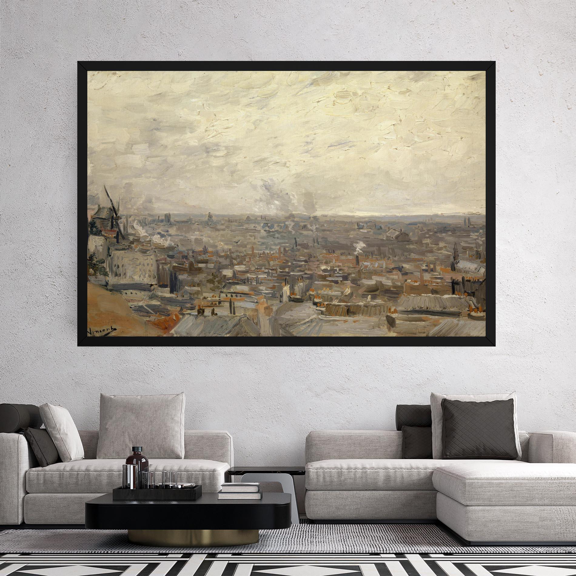 Vászonkép Desde Montmartre mockup 2