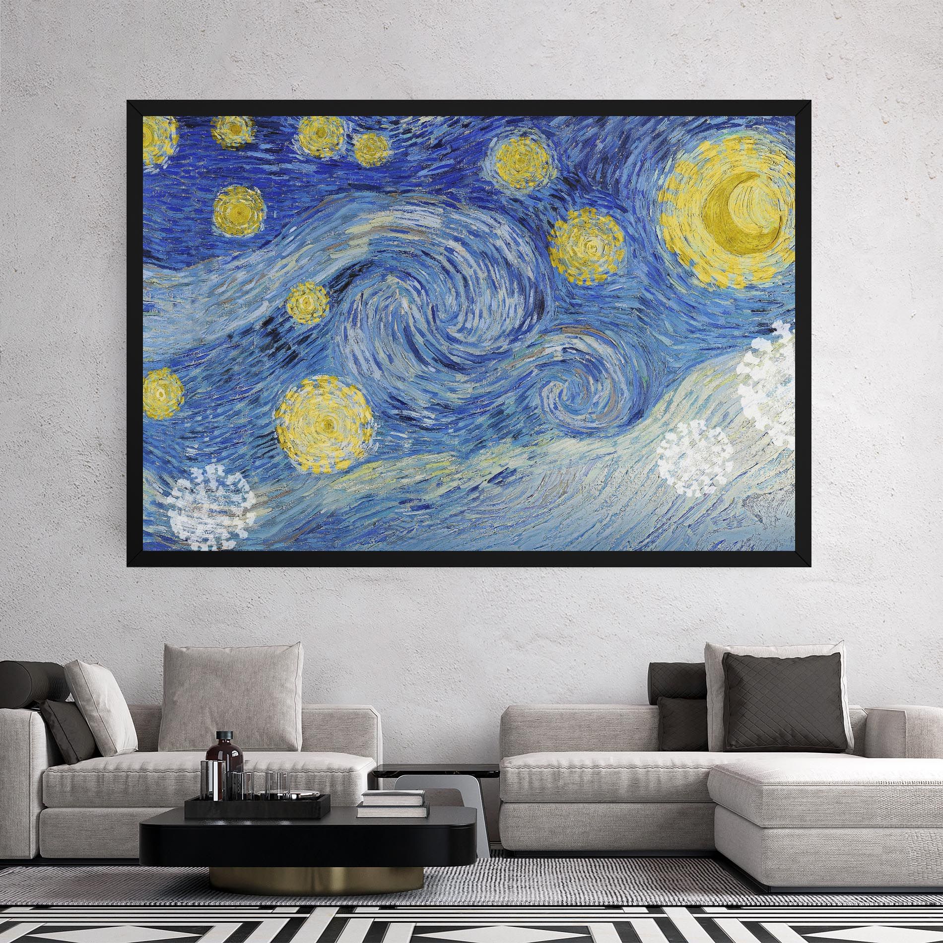 Van Gogh Starry Night mockup 2