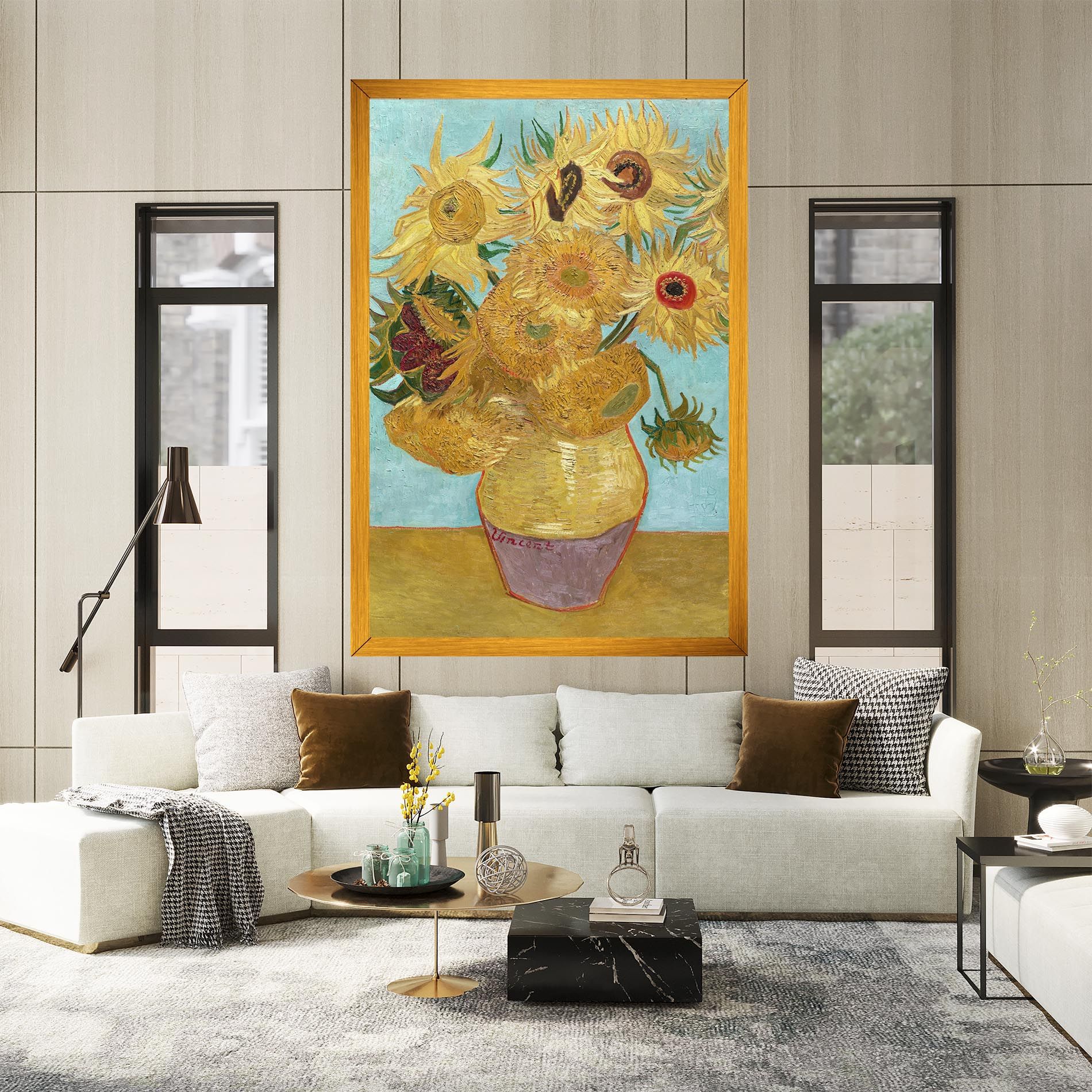 Twelve Sunflowers mockup 2