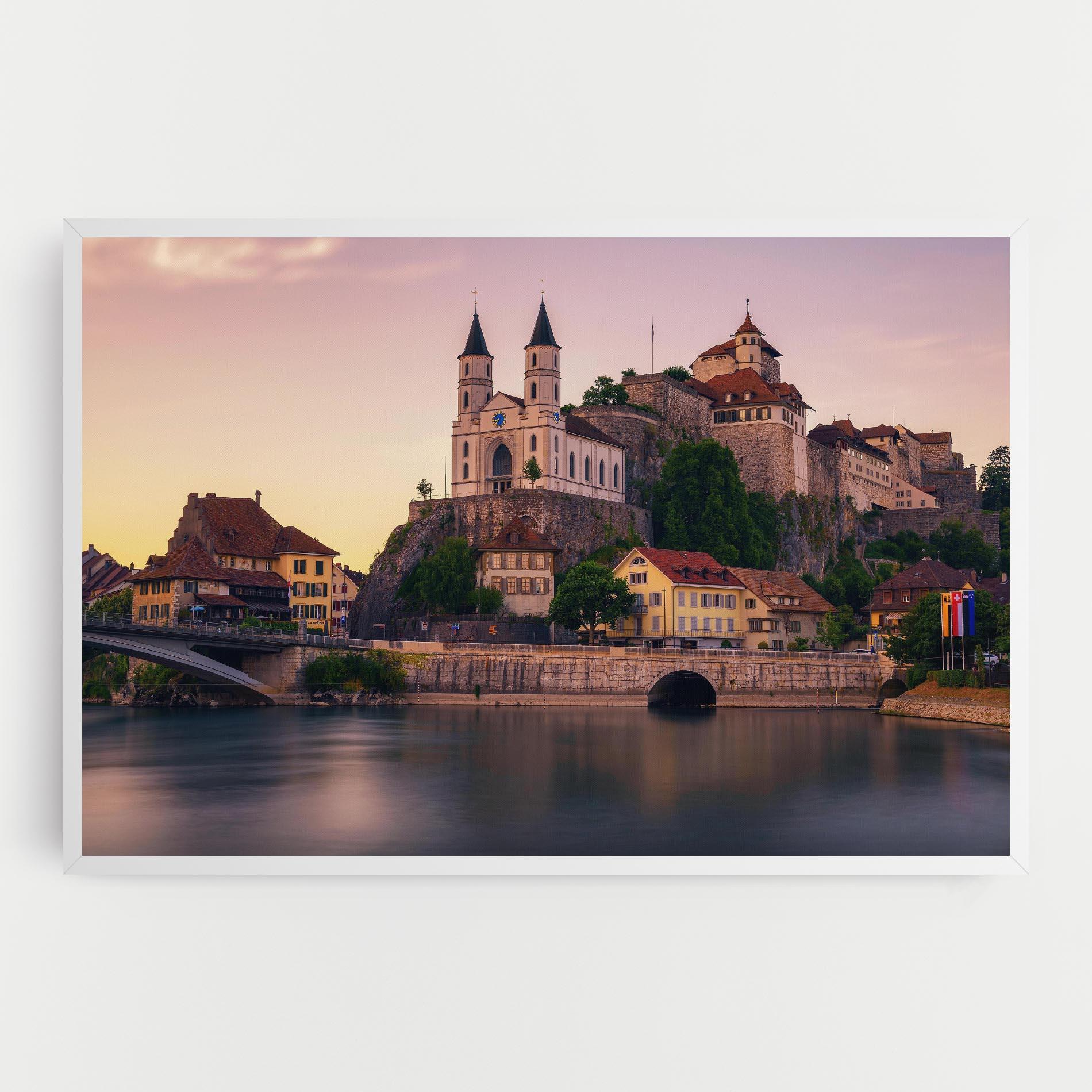 Vászonkép Aarburg Castle mockup 0