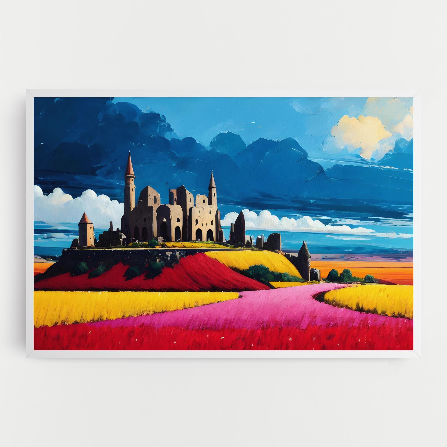 Vászonkép Antique Building Art mockup 0