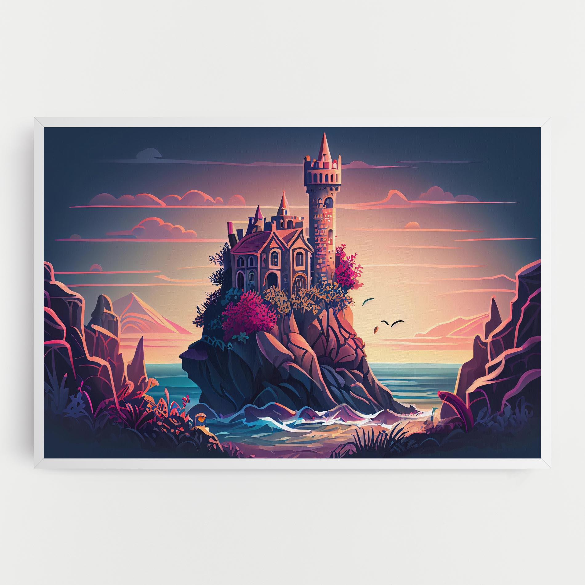 Vászonkép Cliff Castle mockup 0