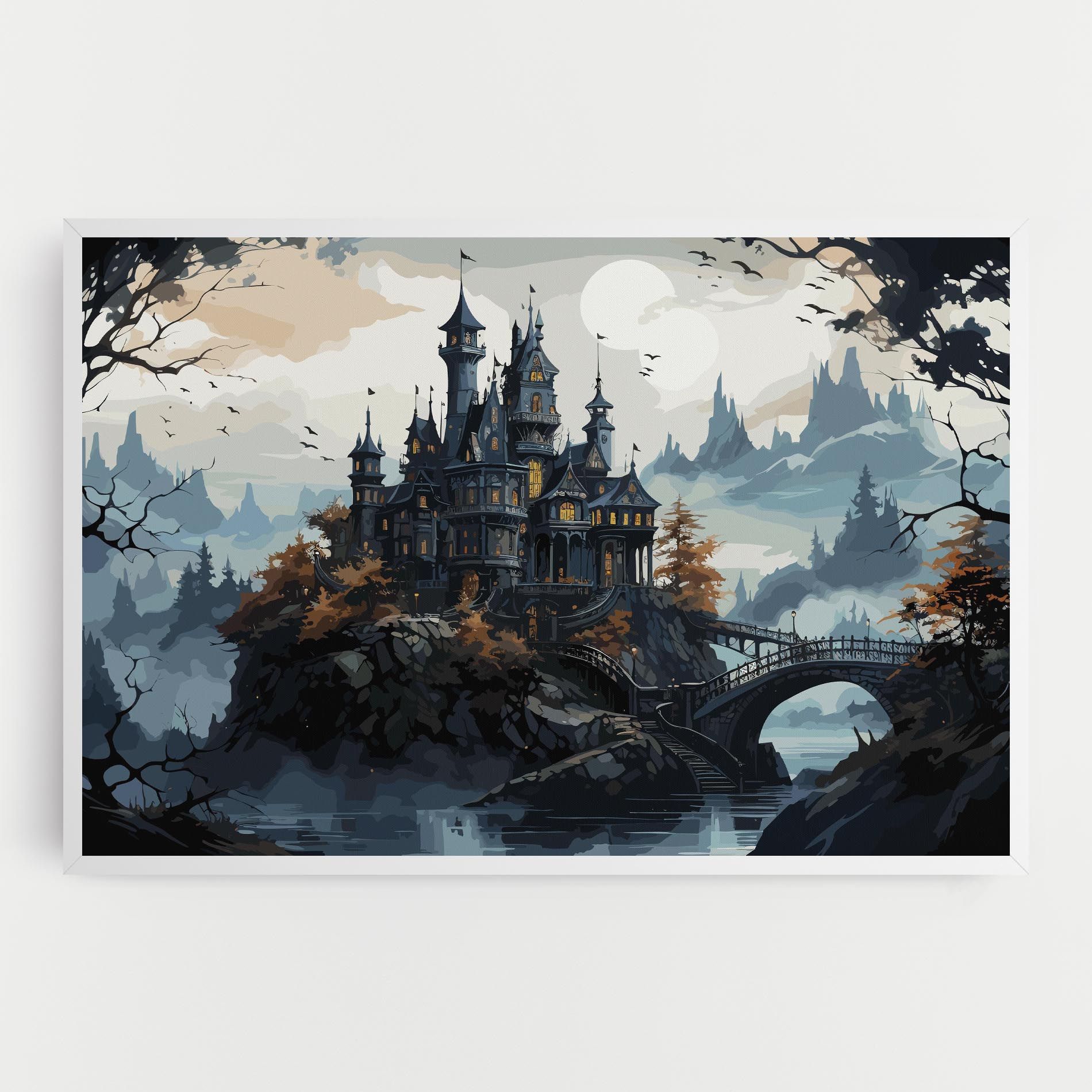 Grey Big Castle mockup 0