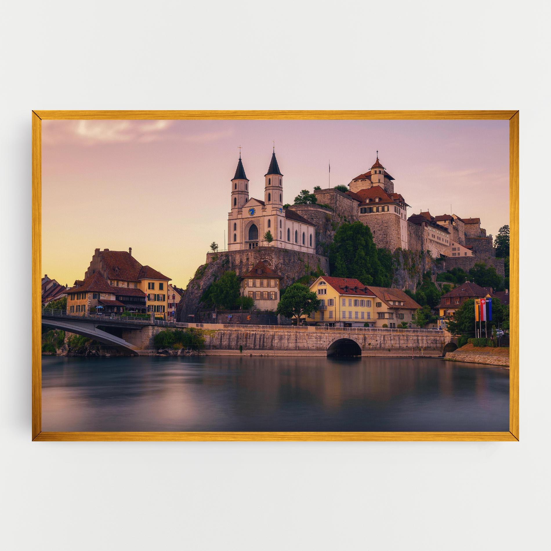 Vászonkép Aarburg Castle mockup 0
