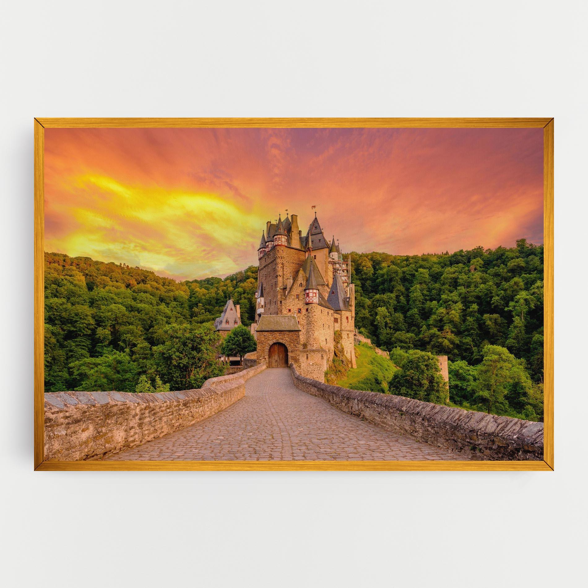 Vászonkép Burg Eltz Castle mockup 0