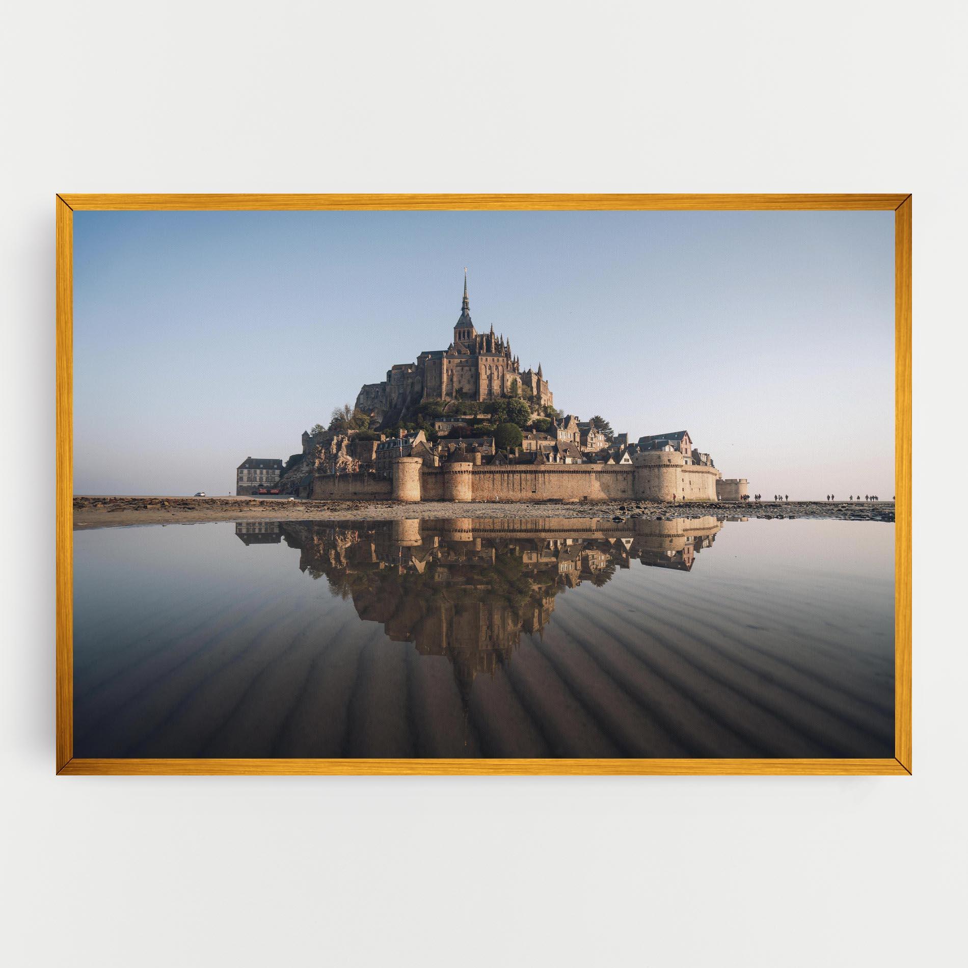 Vászonkép Castle Reflection mockup 0