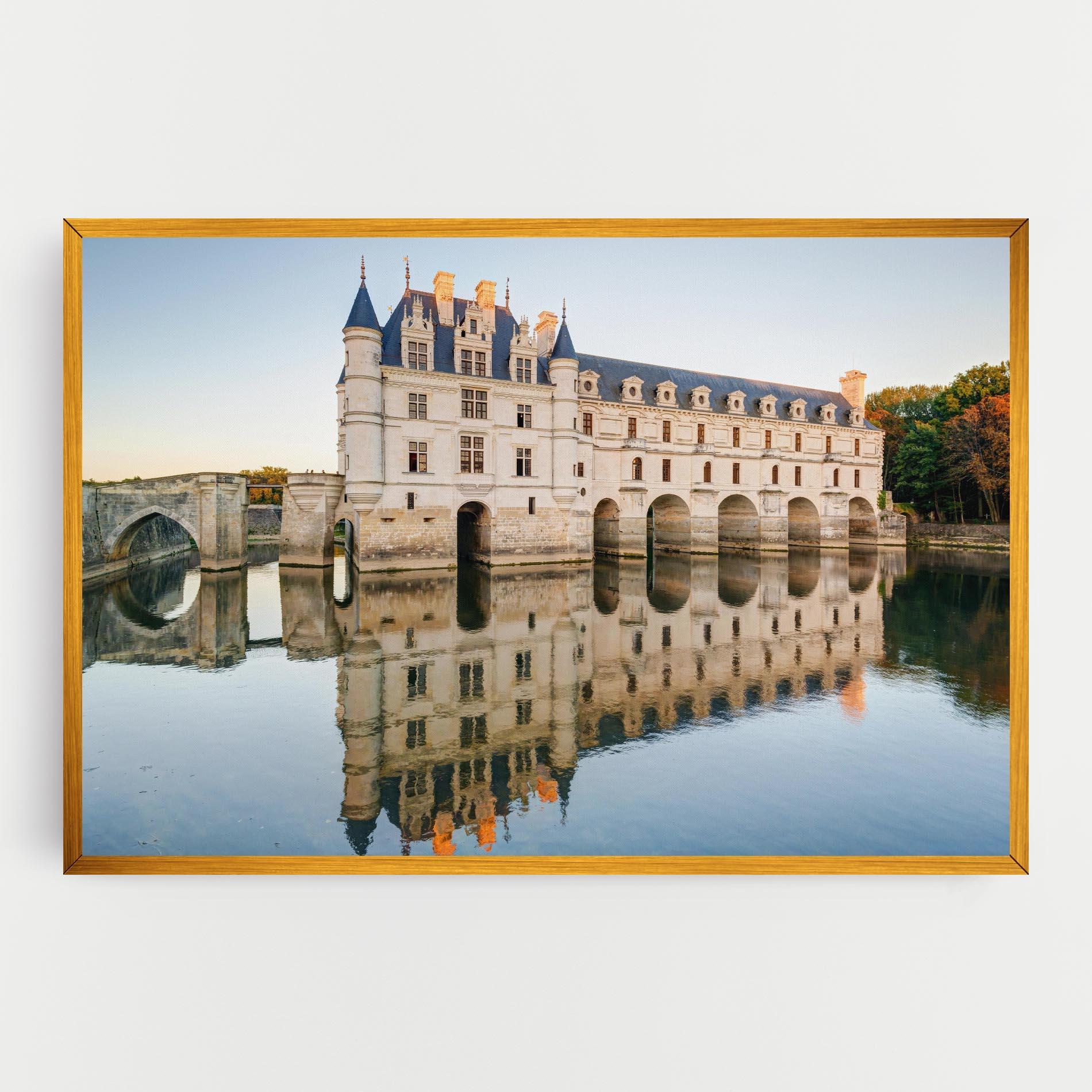 Vászonkép Chateau Chenonceau Castle mockup 0