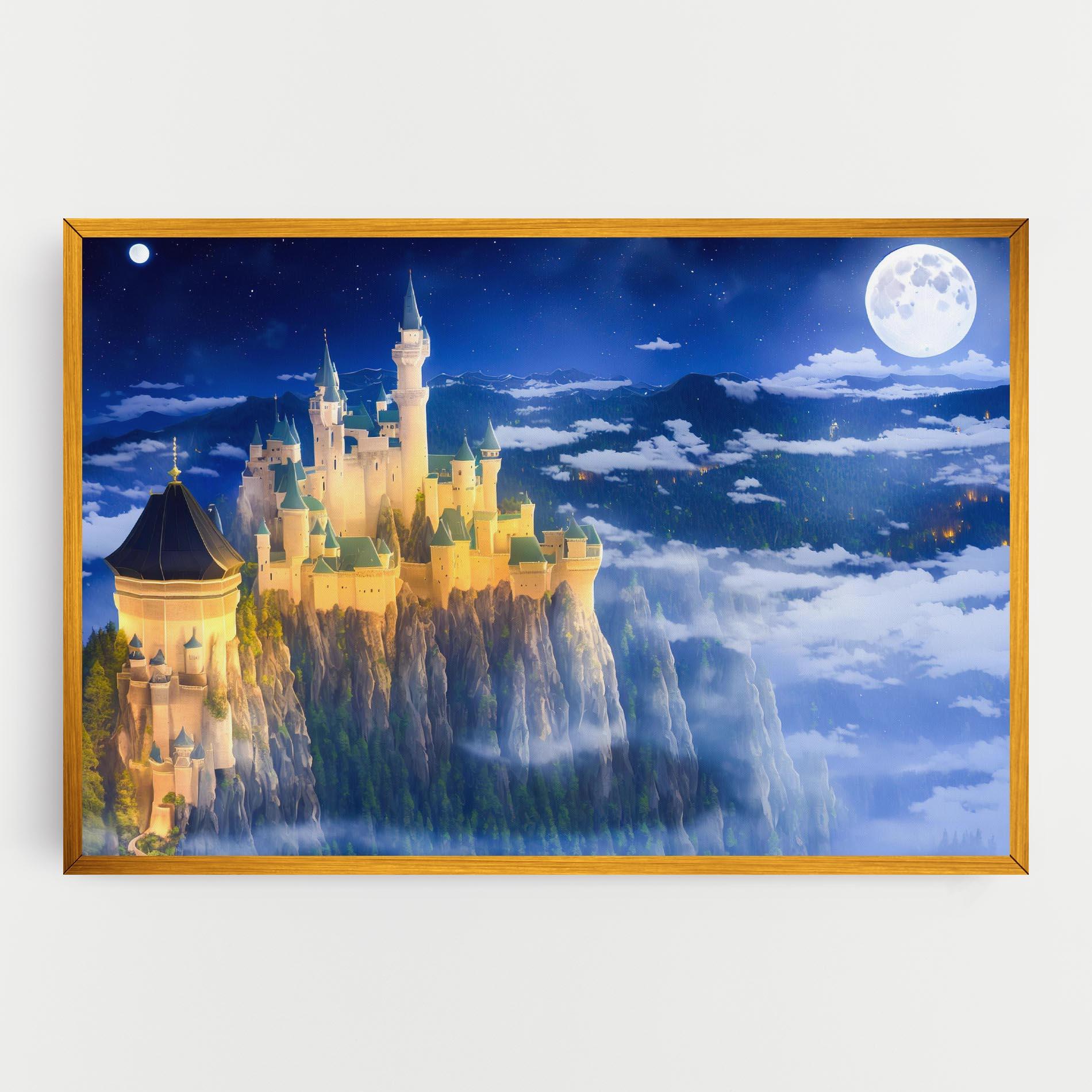 Vászonkép Fairytale Castle mockup 0