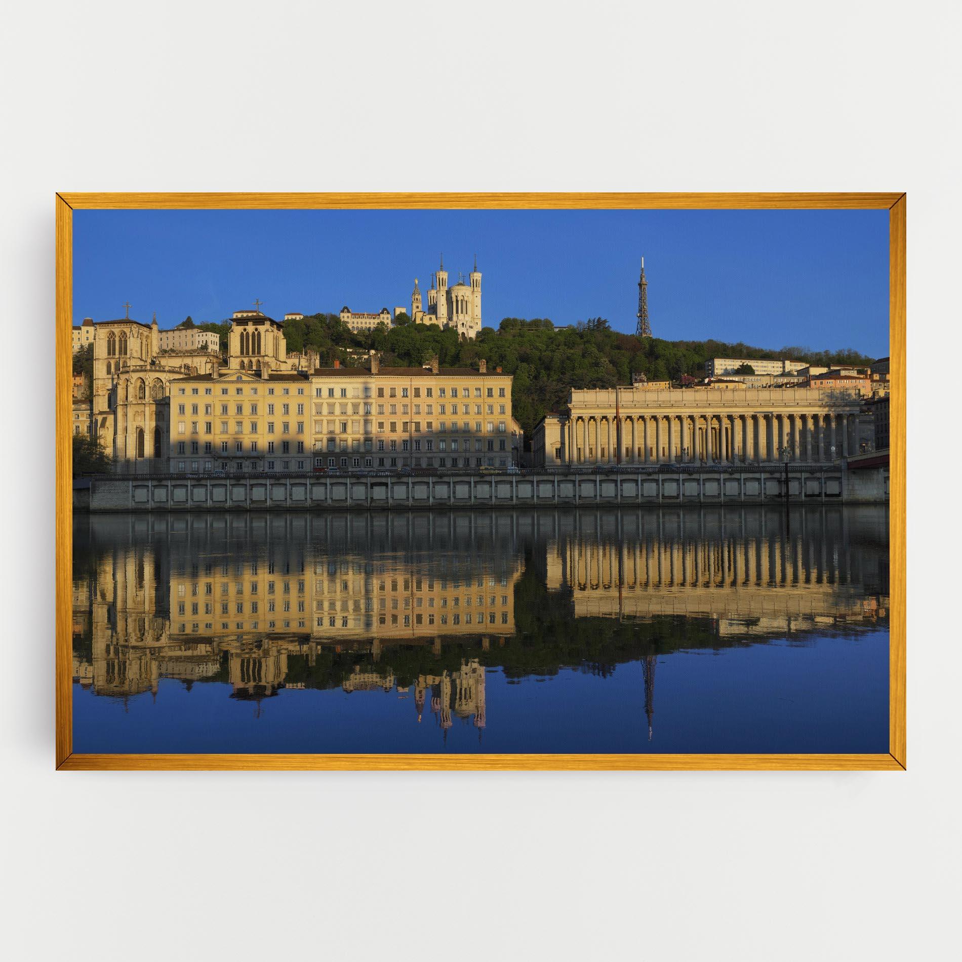 Vászonkép Lyon France mockup 0