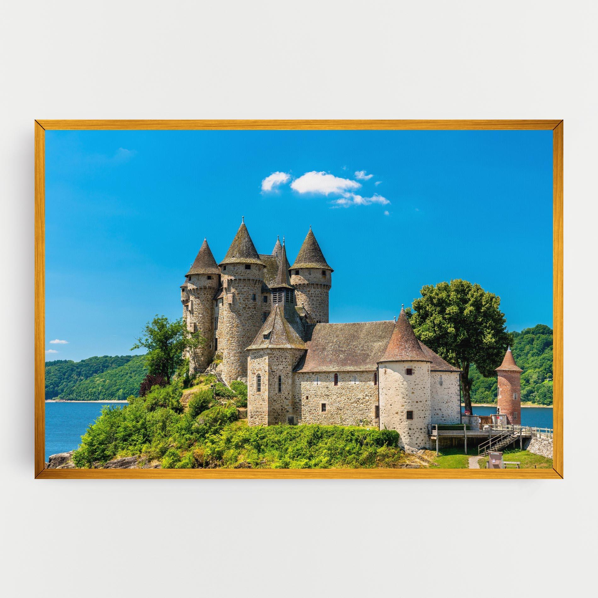 Vászonkép Medieval Castle France mockup 0