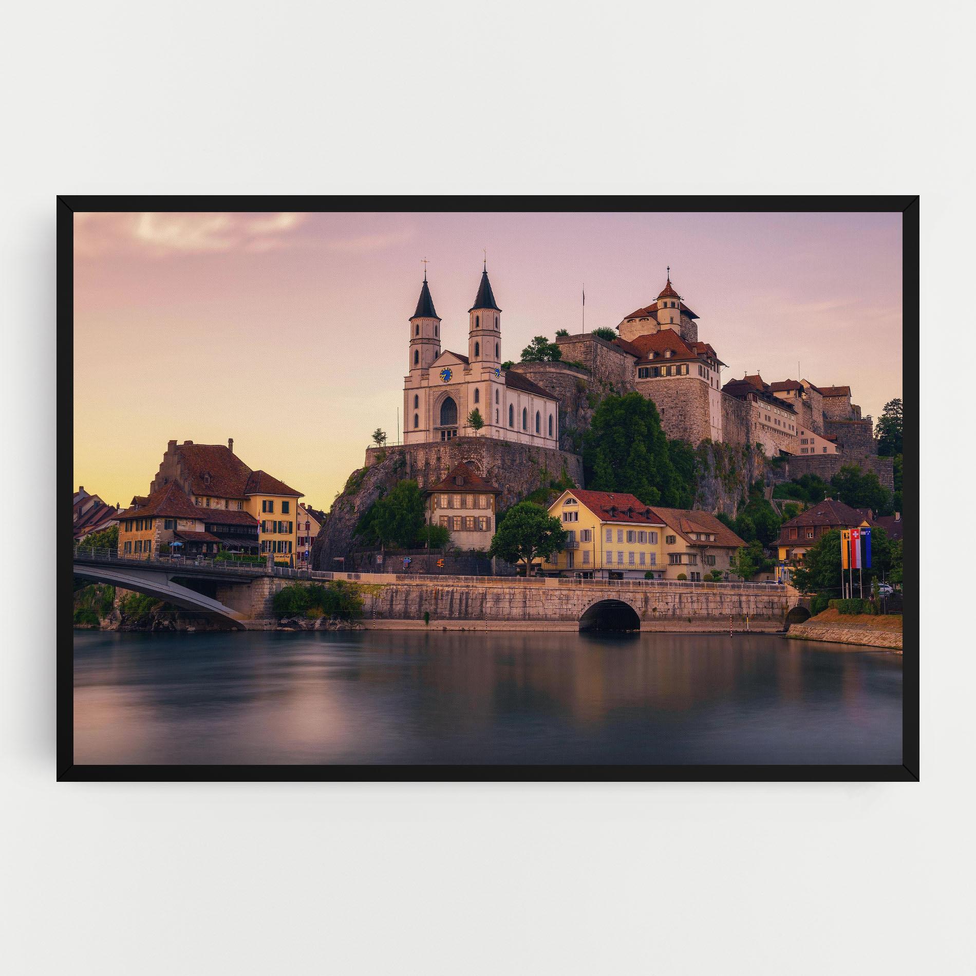 Vászonkép Aarburg Castle mockup 0