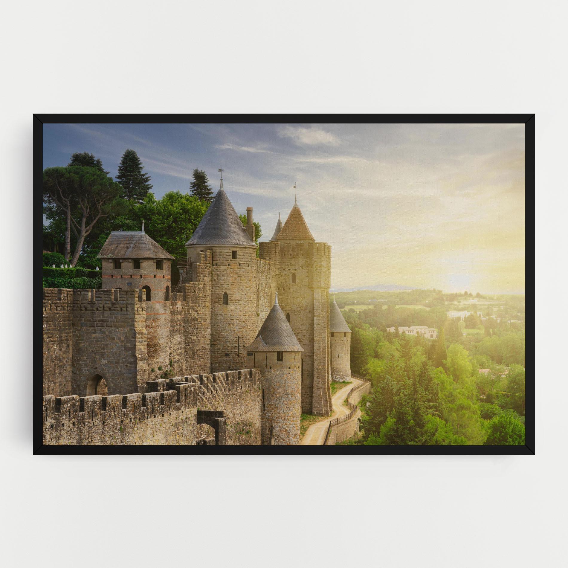 Vászonkép Carcassonne France mockup 0